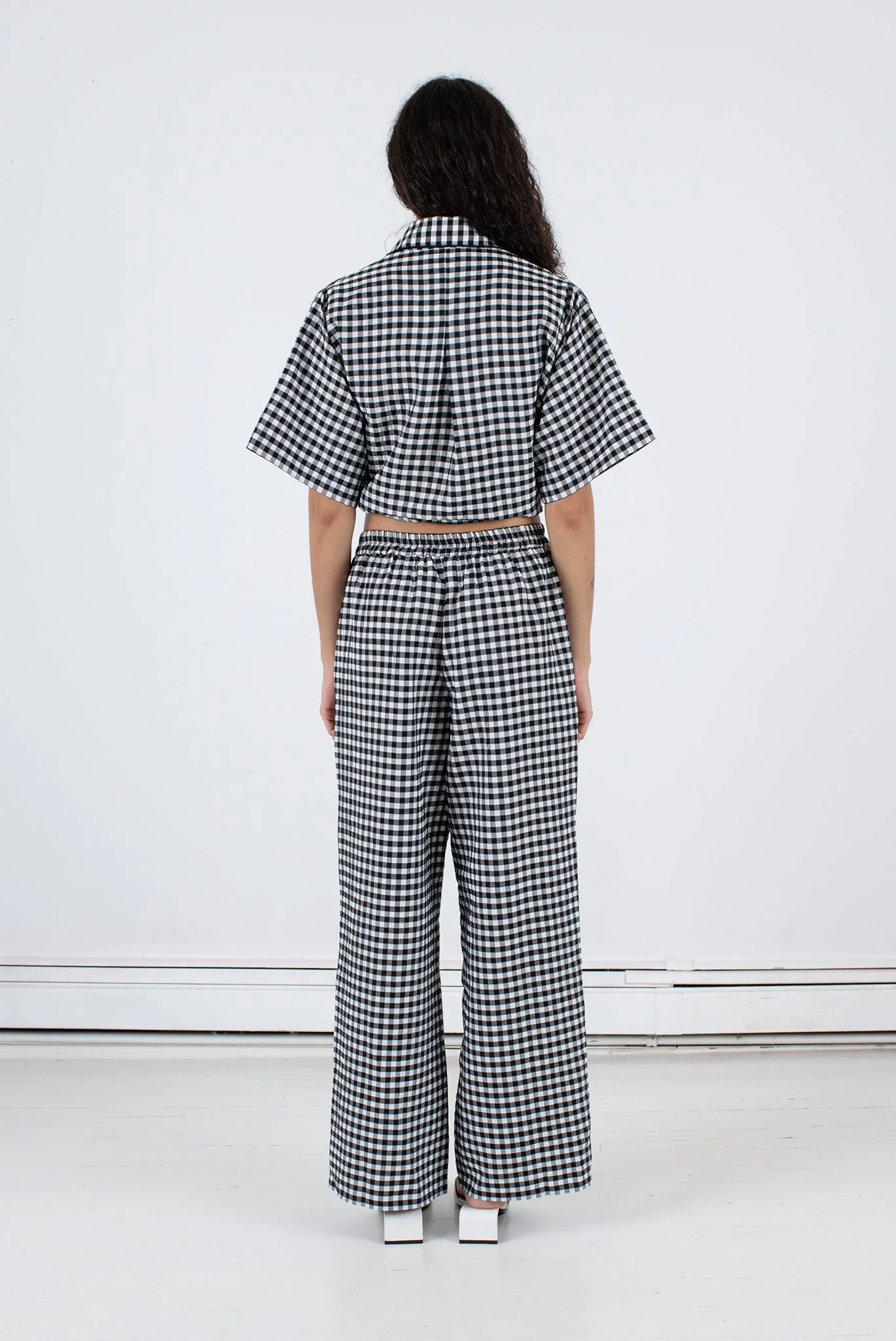 Luna Pant - Black Check - Image 5