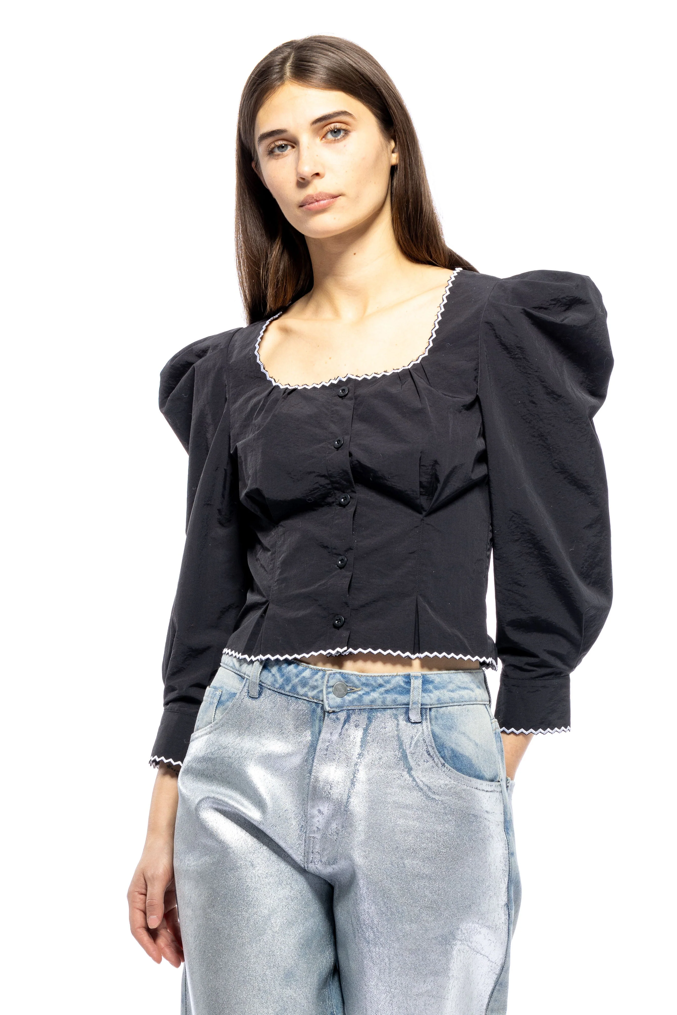 Mabel Top - Black - Image 2