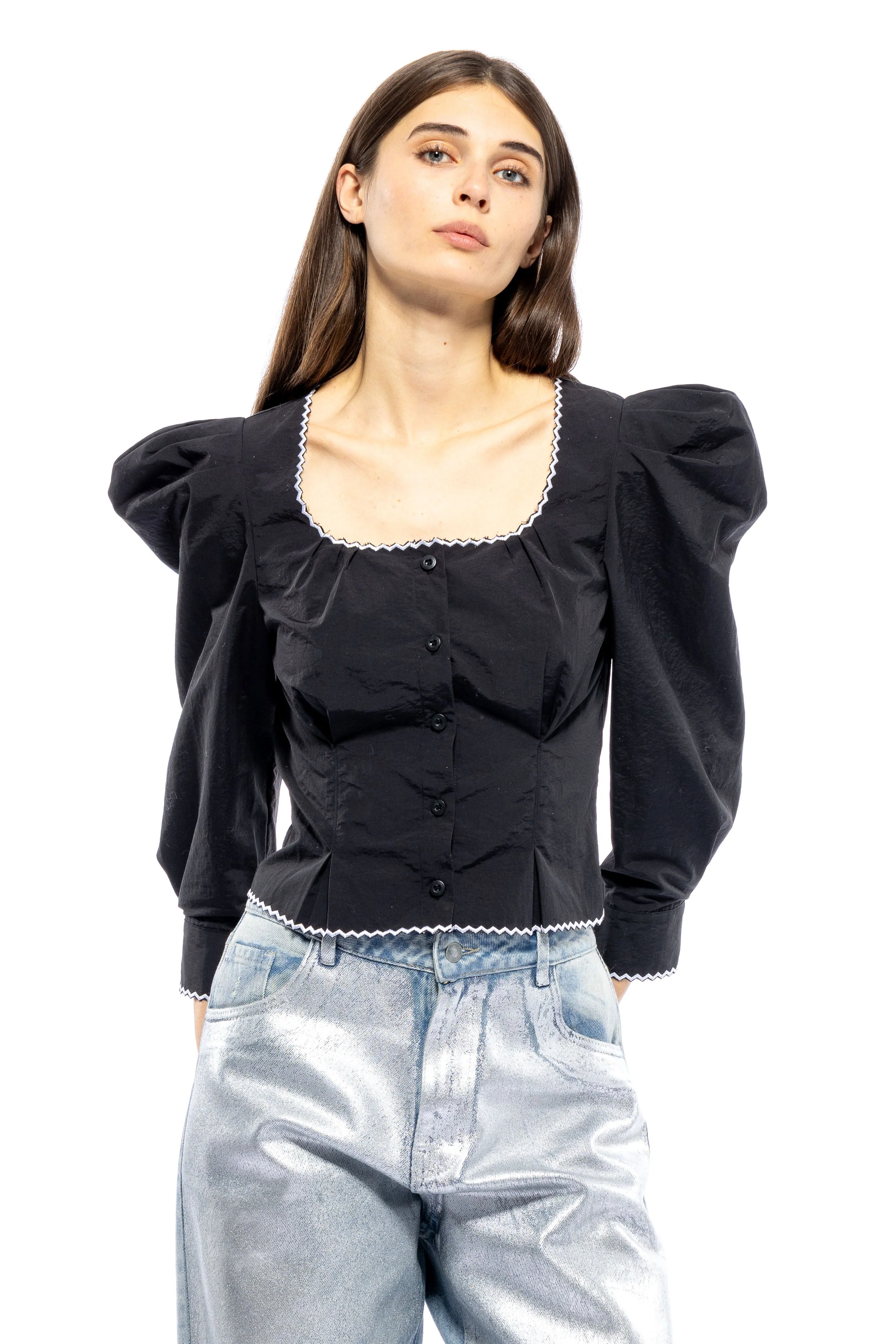 Mabel Top - Black - Image 4