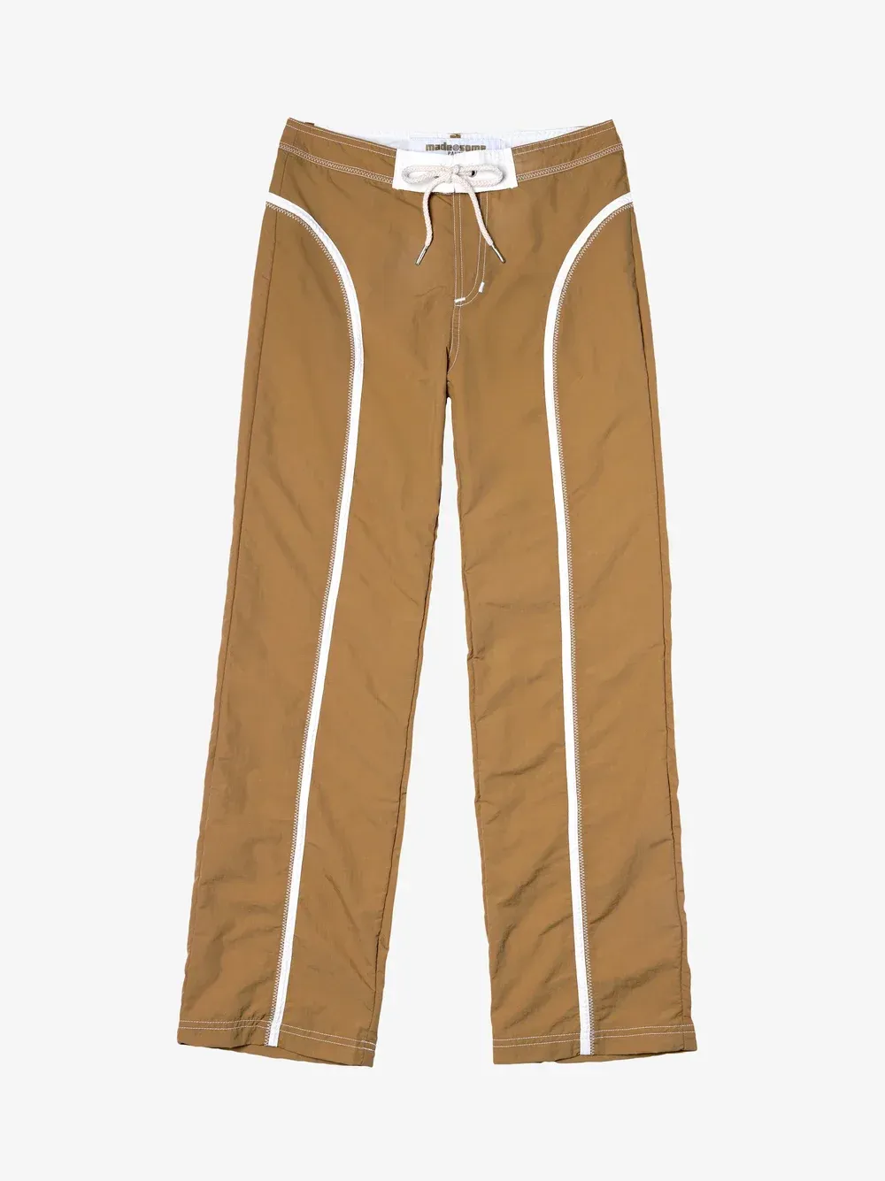 Made Some Nylon Pants - Khaki/White