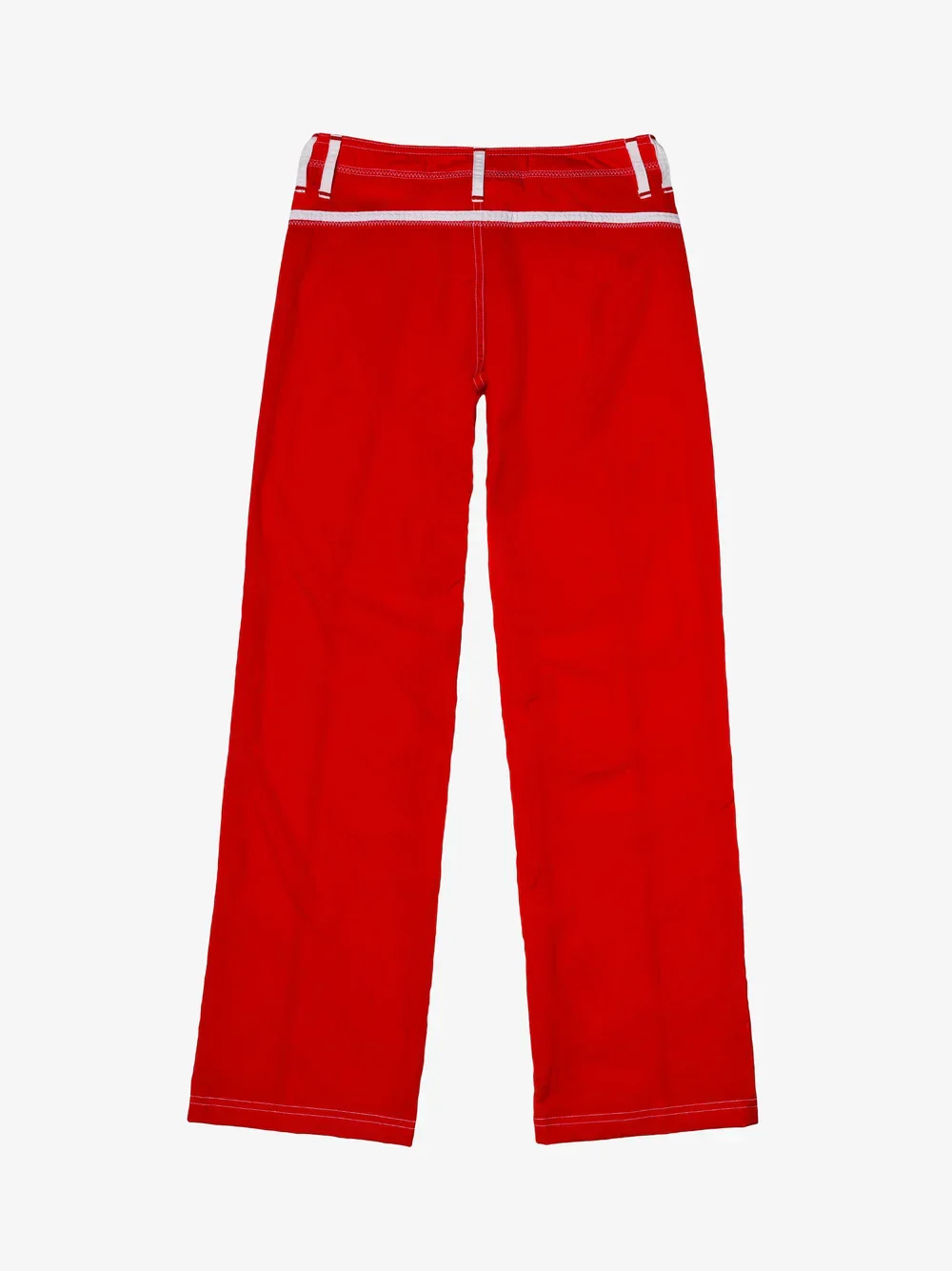 Made Some Nylon Pants - Red/White - Image 2