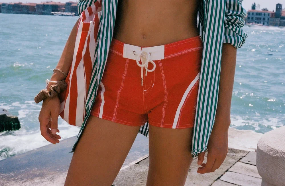 Made Some Short Shorts - Red/White - Image 3
