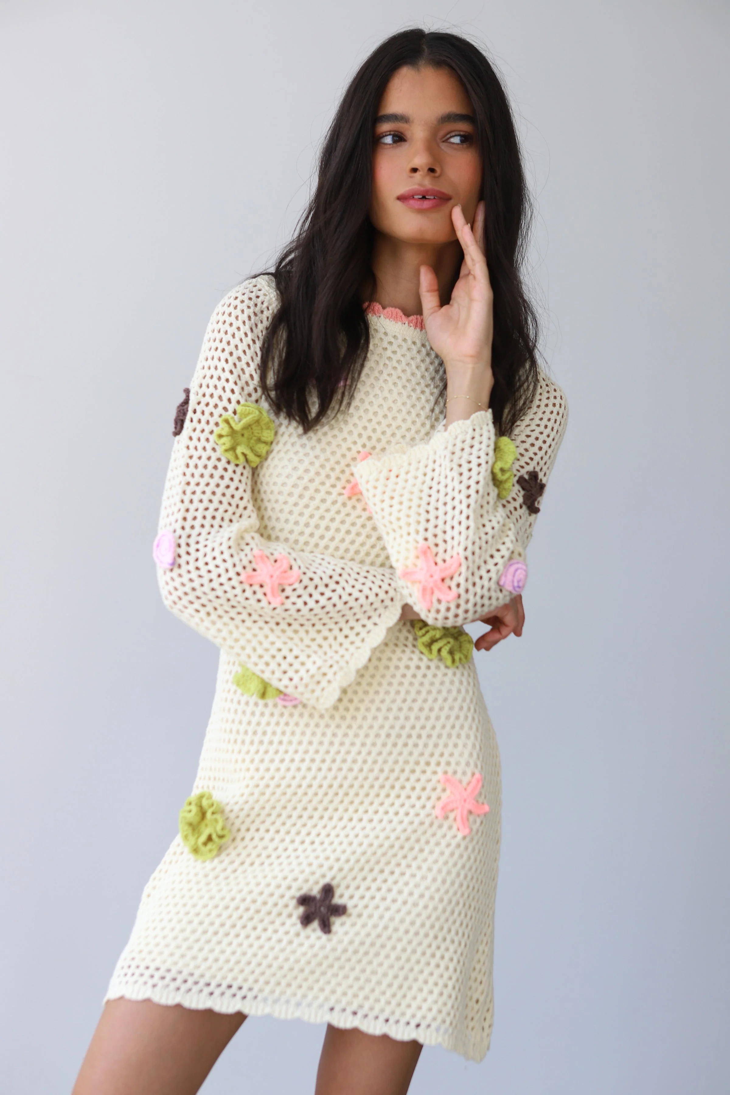 Mar Mini Dress - Lychee - Image 3