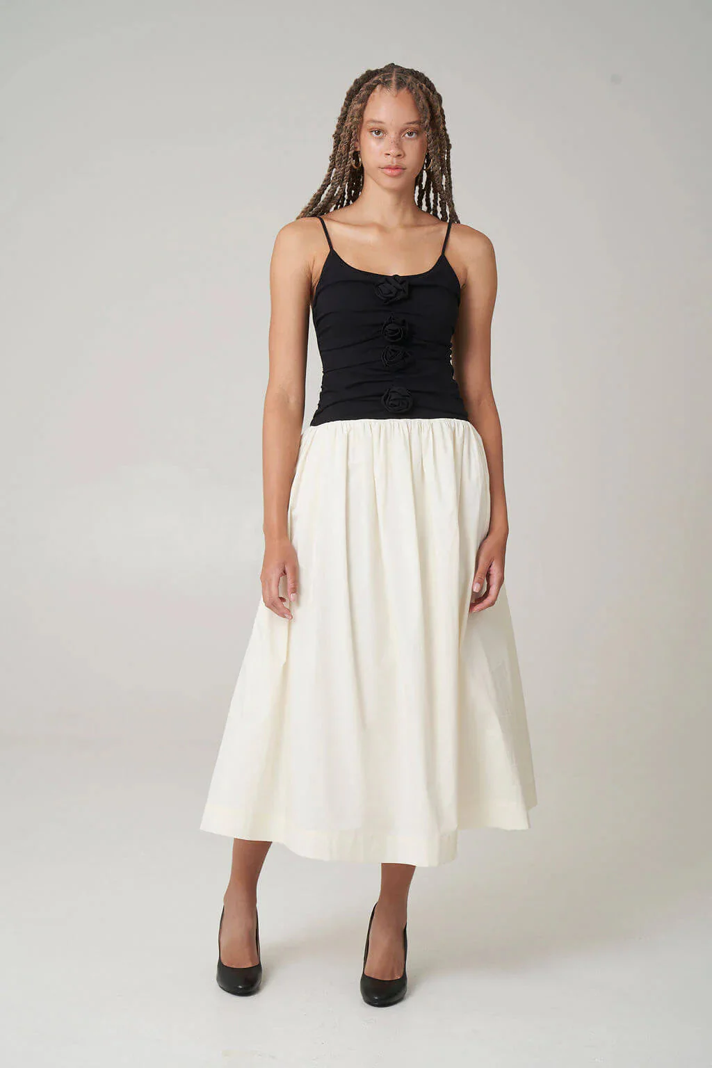 Meadow Mixed Media Midi
Dress - Image 5