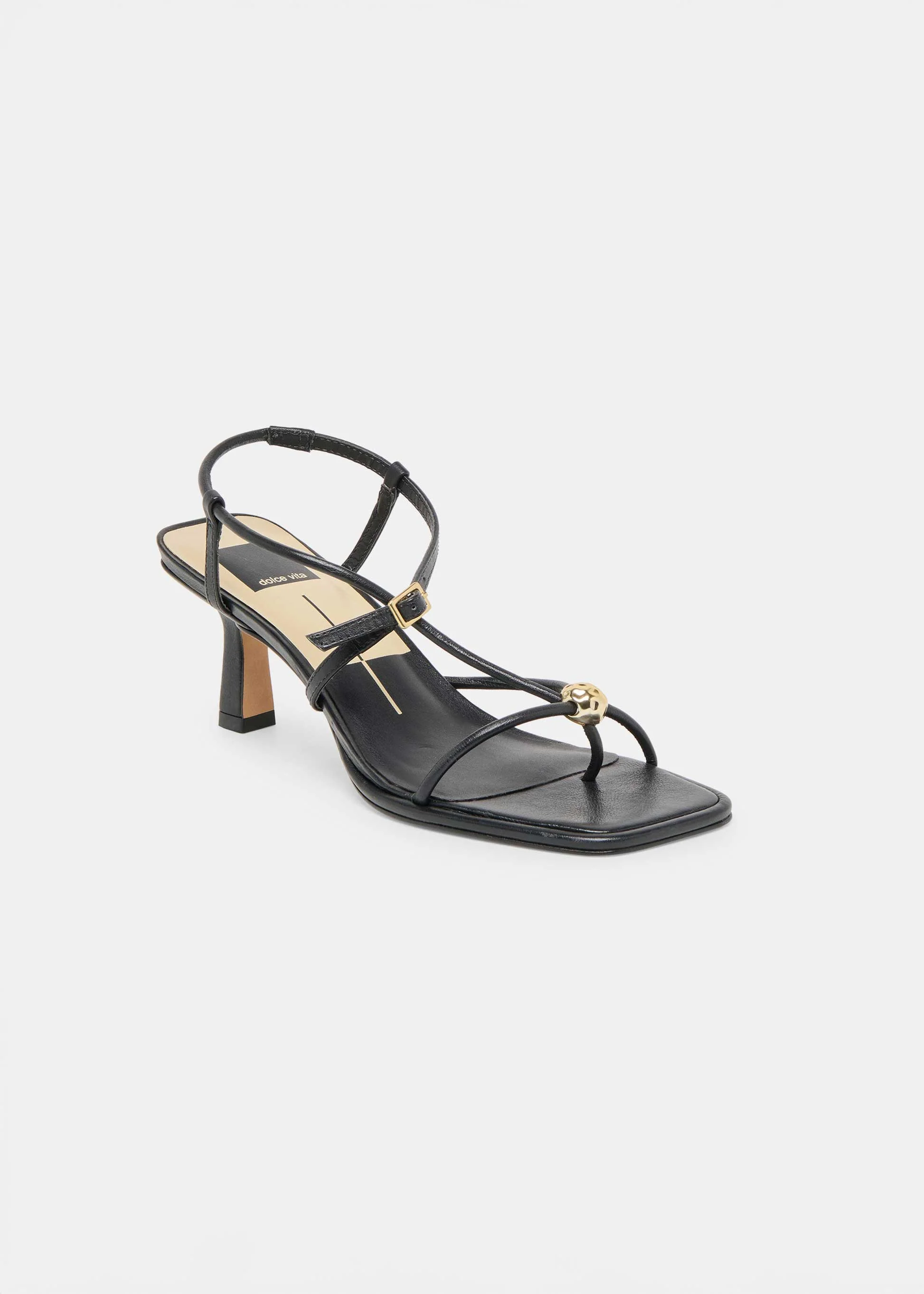 Mylee Heels - Black Leather