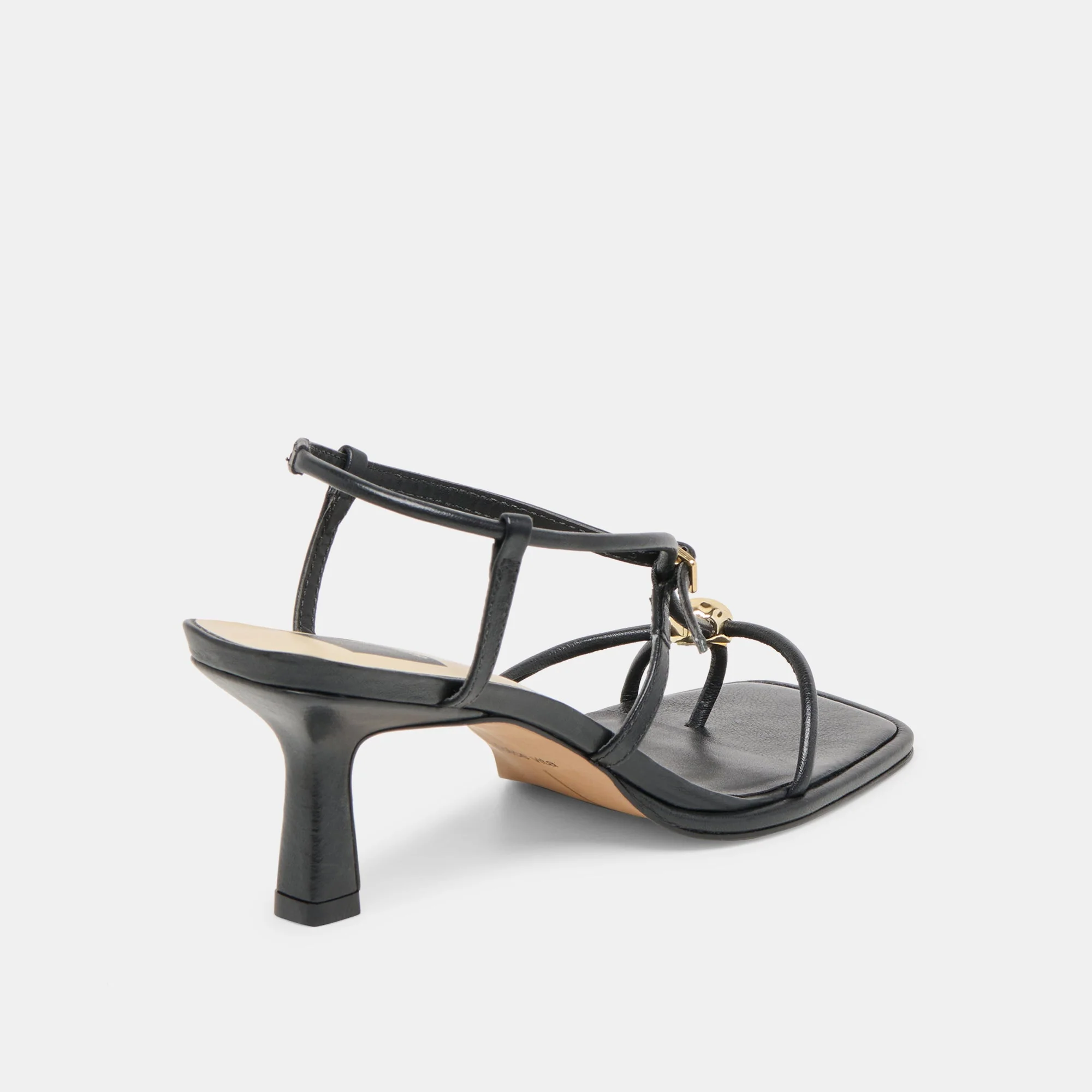 Mylee Heels - Black Leather - Image 4