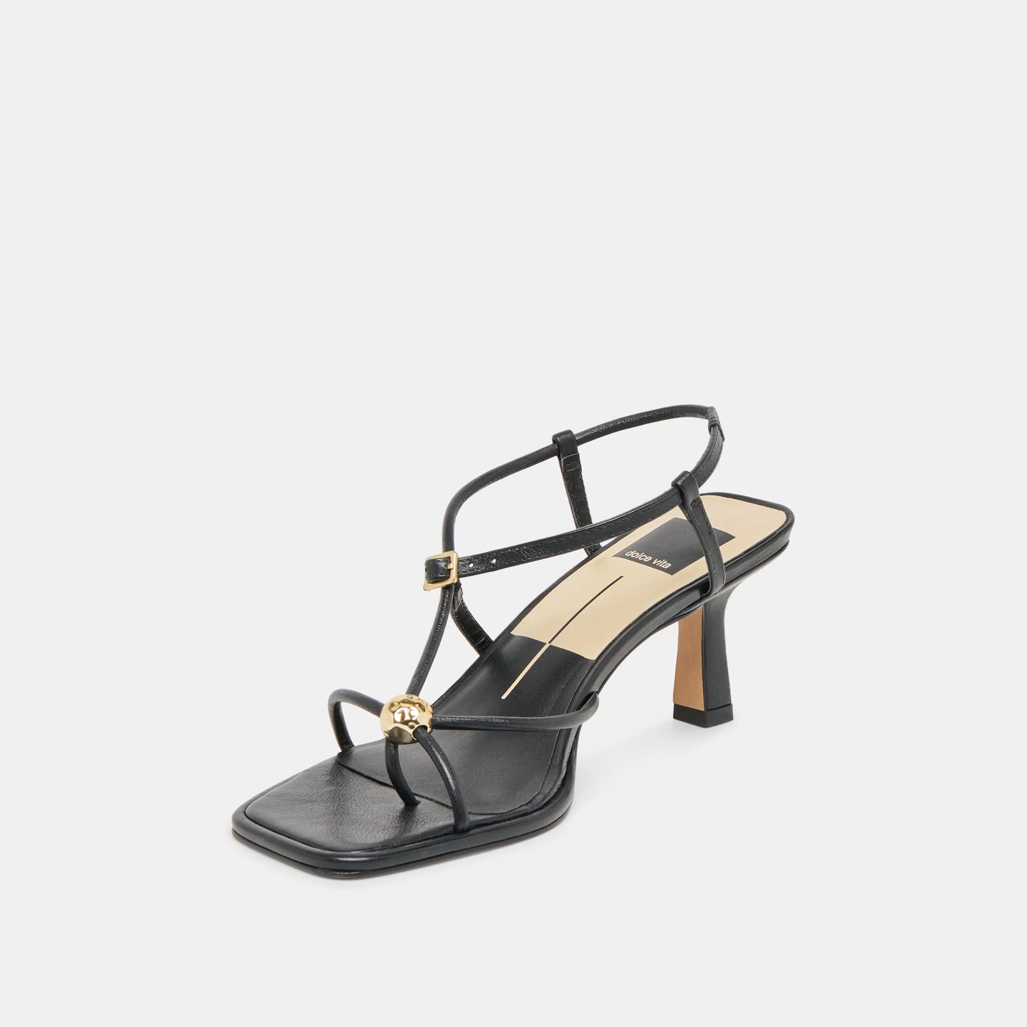 Mylee Heels - Black Leather - Image 6