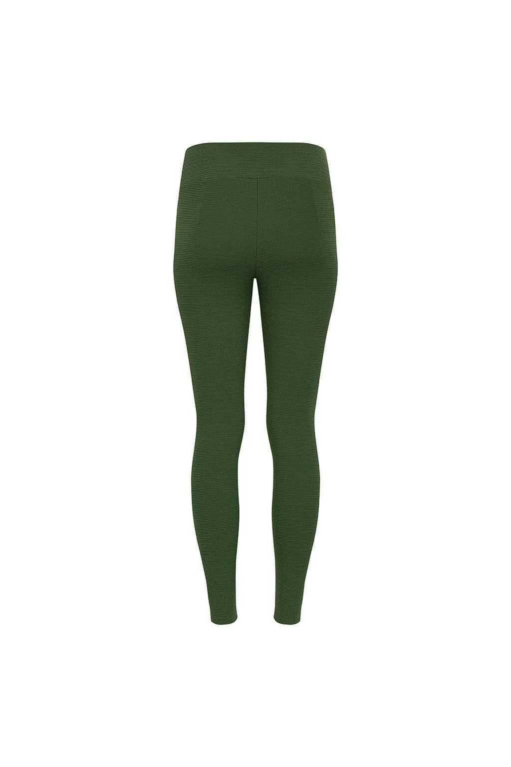 Olive Micro Scrunch Classic Legging - Image 3