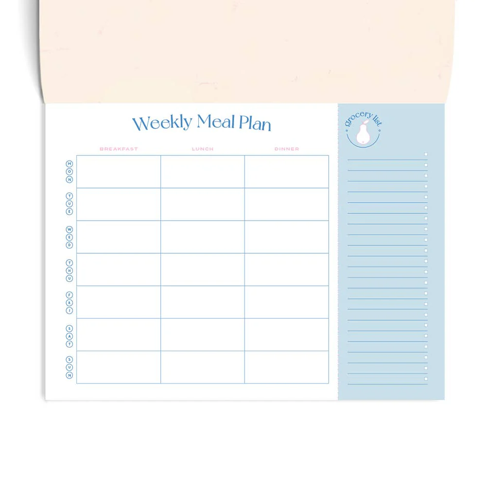 On The Menu Meal Planner - Blue - Image 4