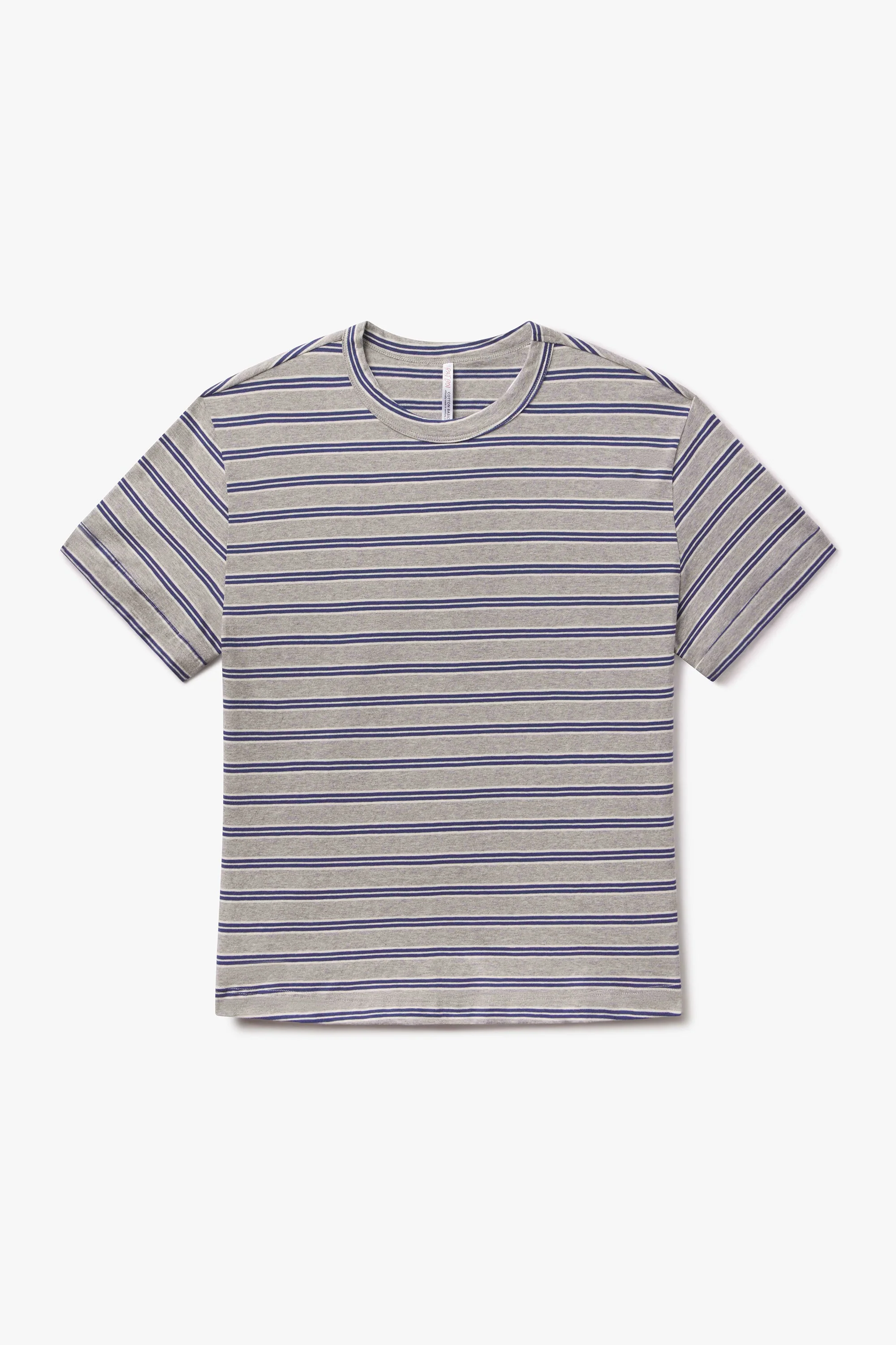 Oversized Boifriend T-Shirt - Heather Stripe