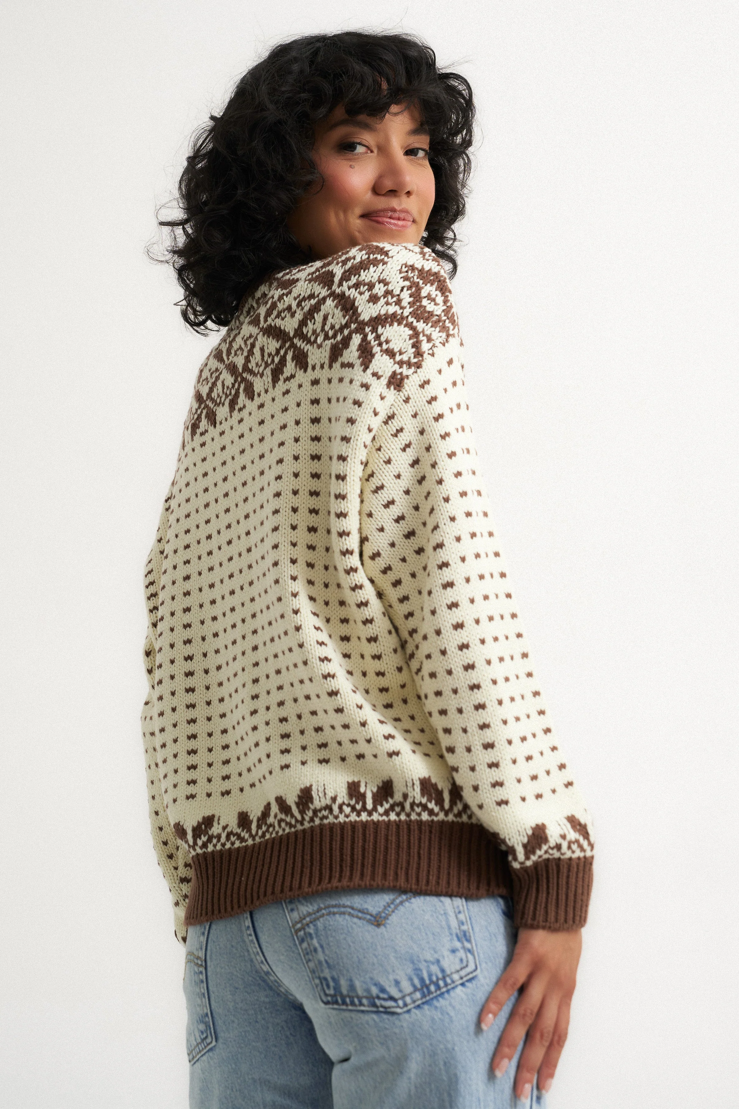 Oversized Maeve Cardigan - Toffee - Image 5
