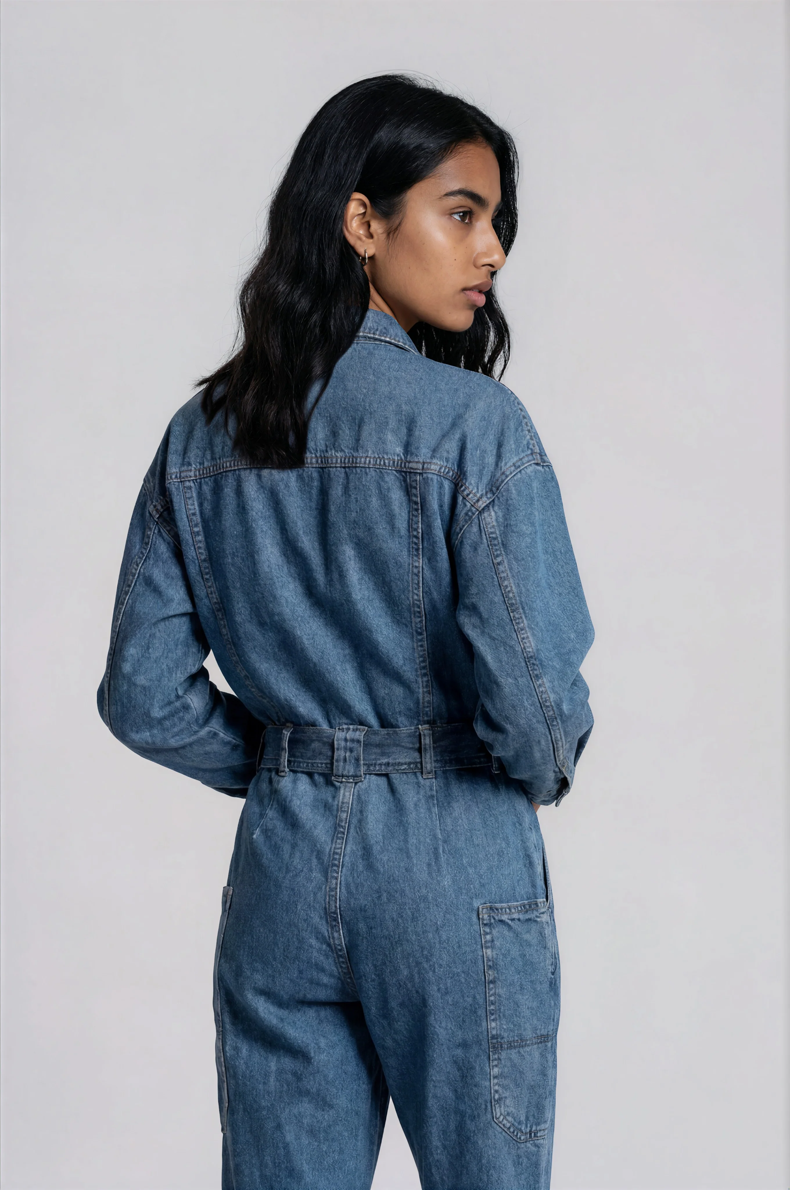 Enza Jumpsuit - Blue - Image 2