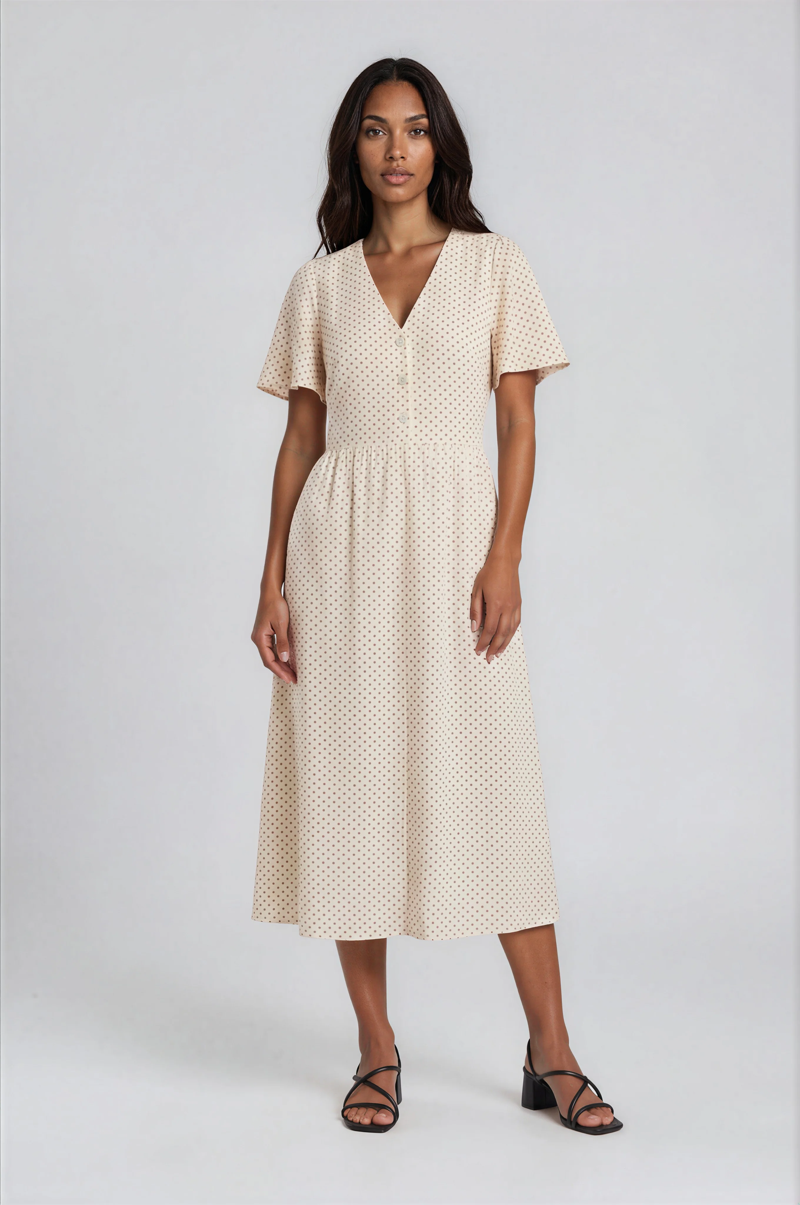 Mint Dress - White