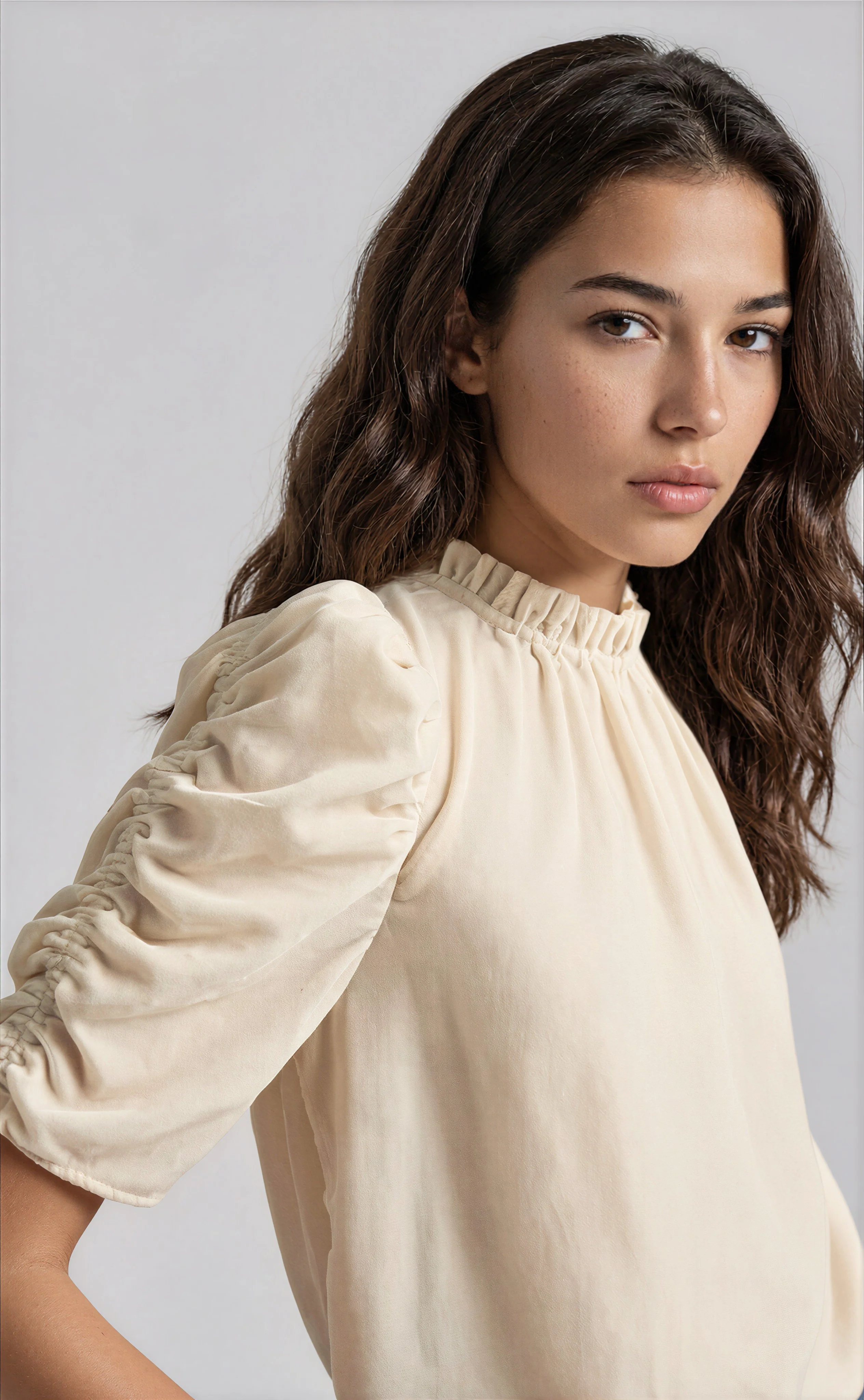 Sadie Blouse - Beige