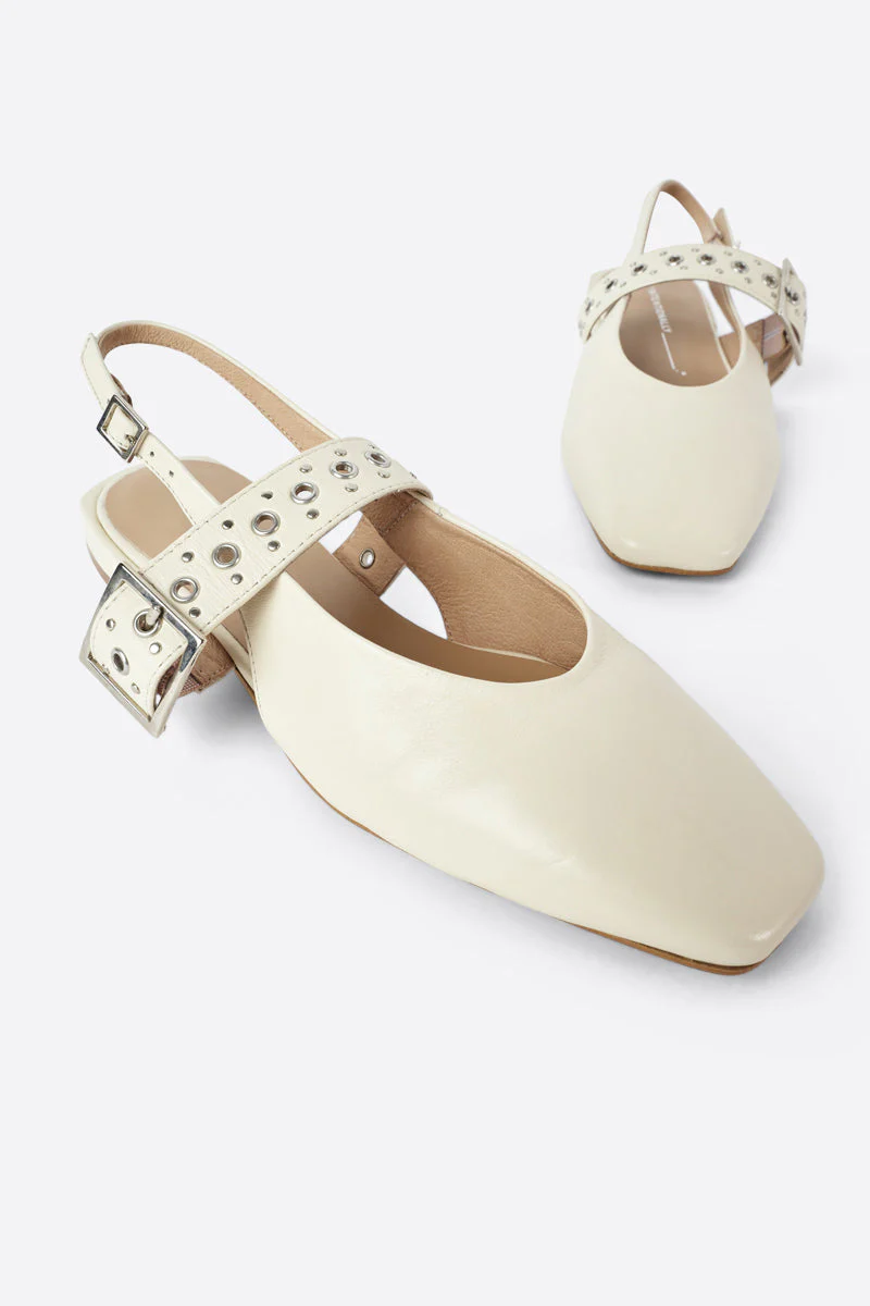 Pearl Slingback Natural Sole Ballet Flat - Image 16