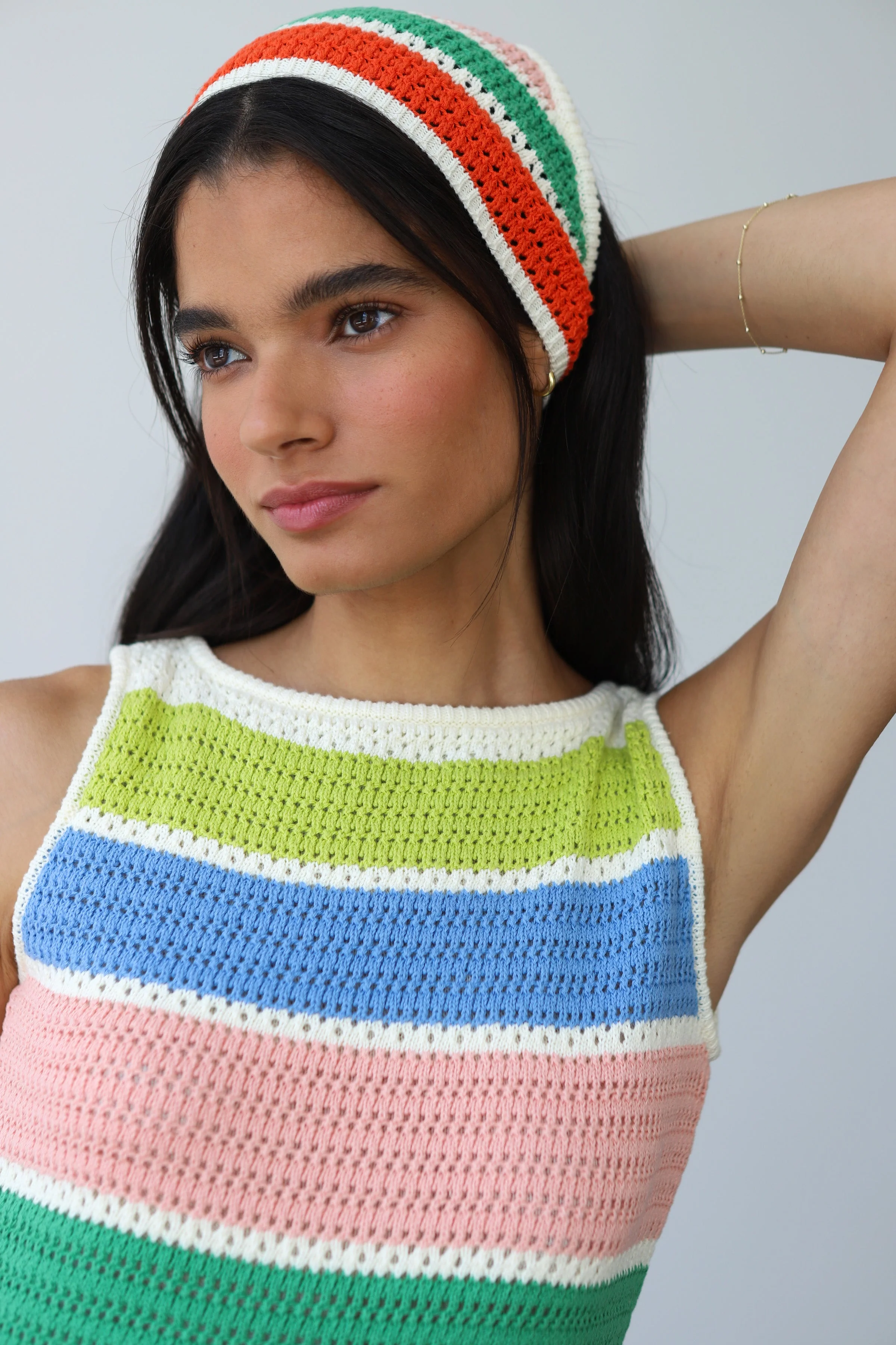 Perla Crochet Headscarf