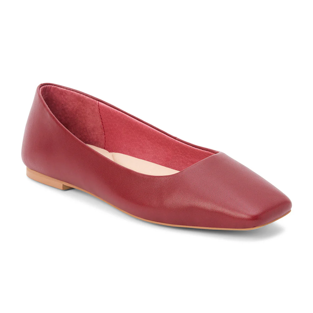 Phillip Ballet Flat - Burgundy - Image 5