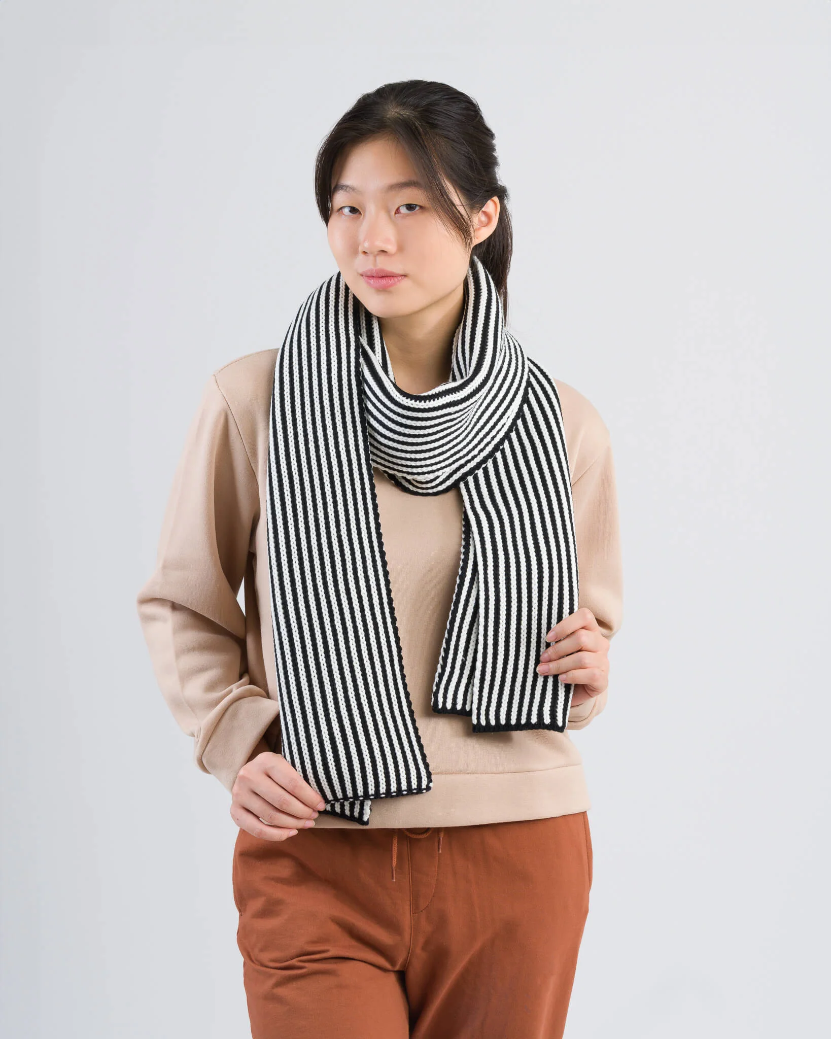 Pinstripe Big Scarf - Image 15
