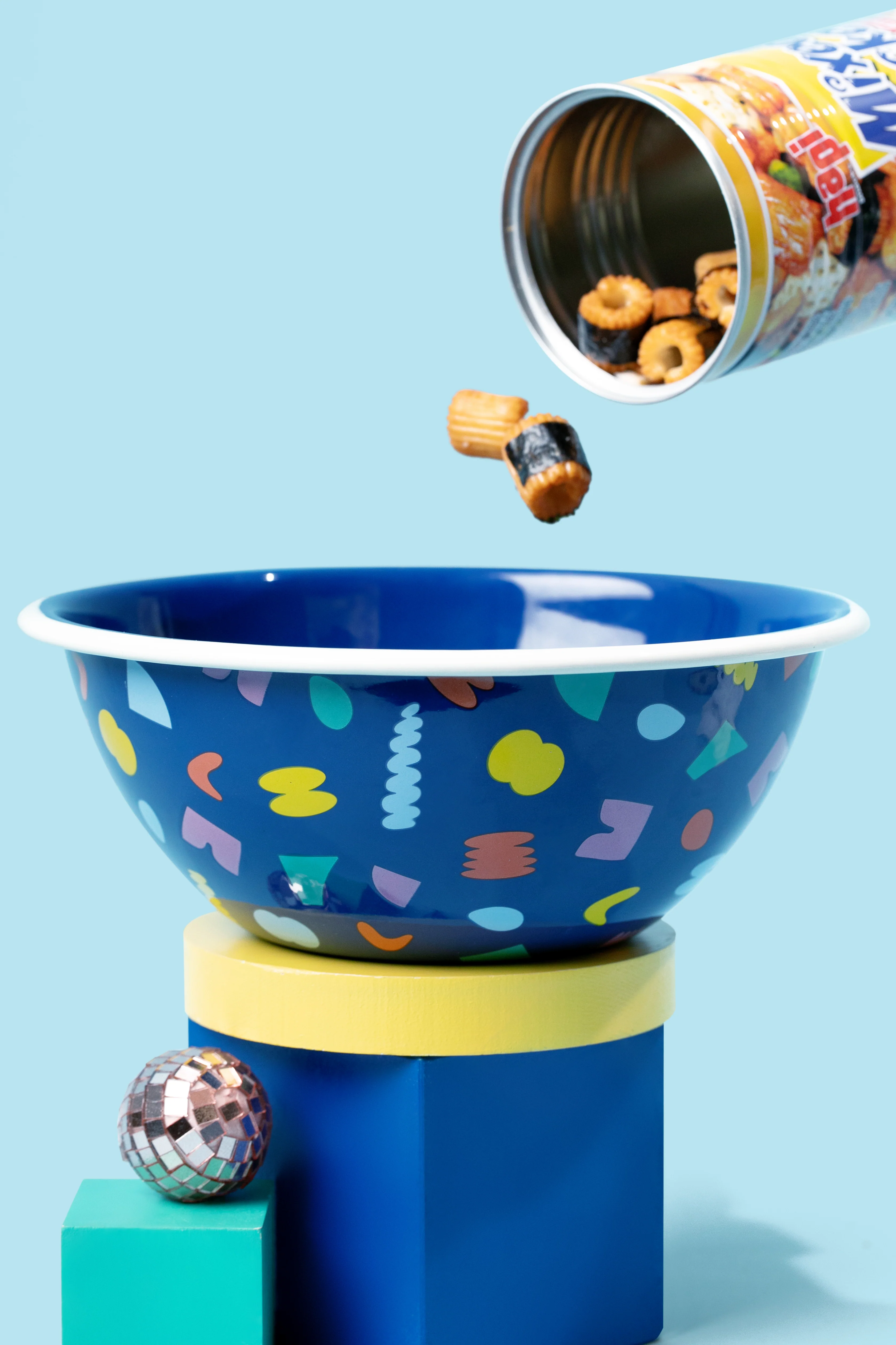 Poketo x CCH Elements Small Serving Bowl - Beige Rim - Image 2