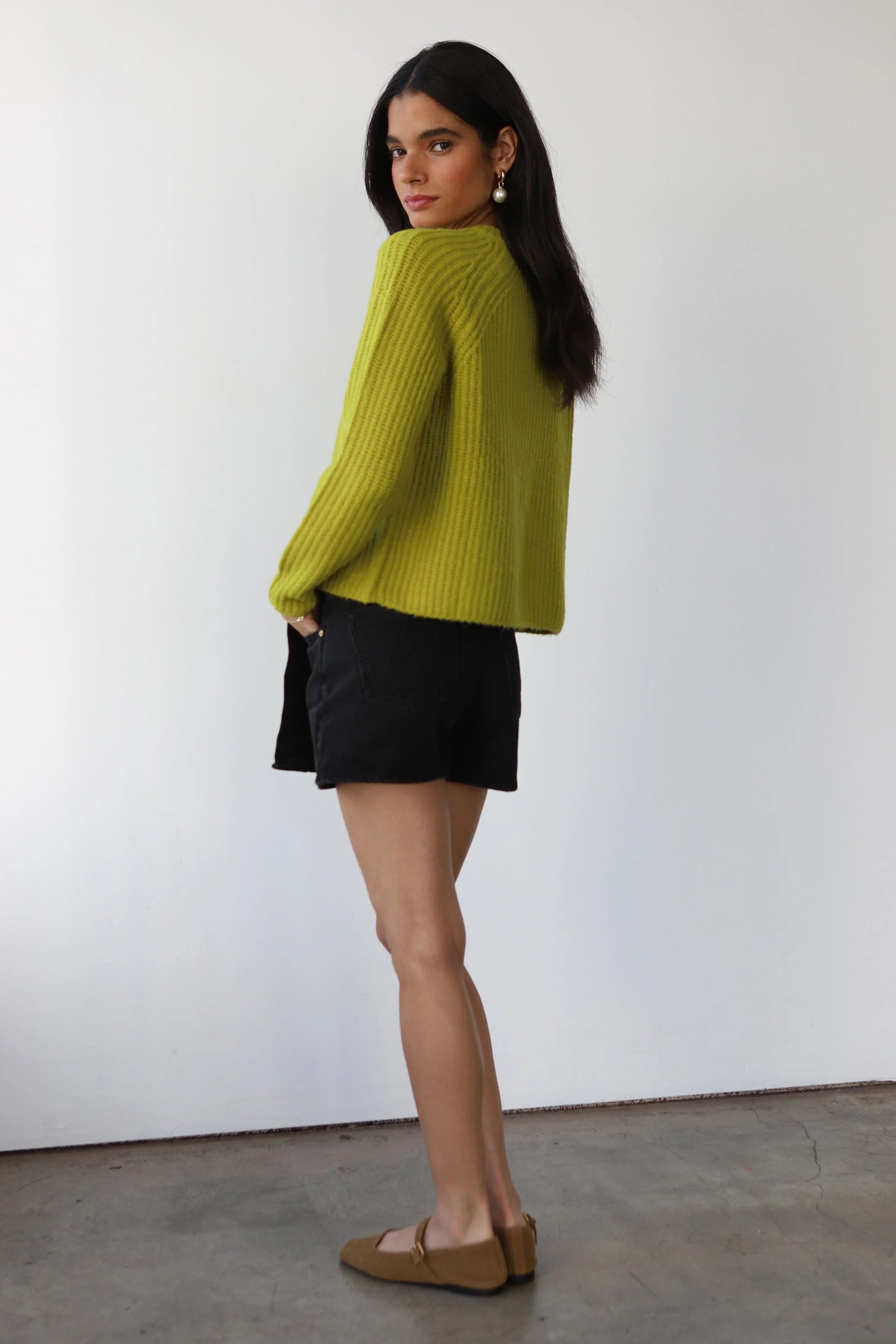 Poppy Cardigan - Sour Melon - Image 4