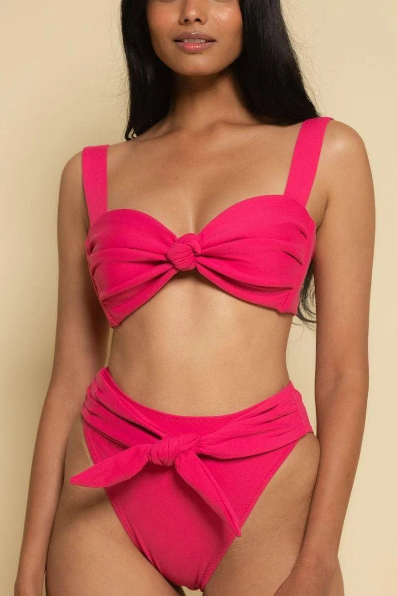 Raspberry Hayden Bikini Top