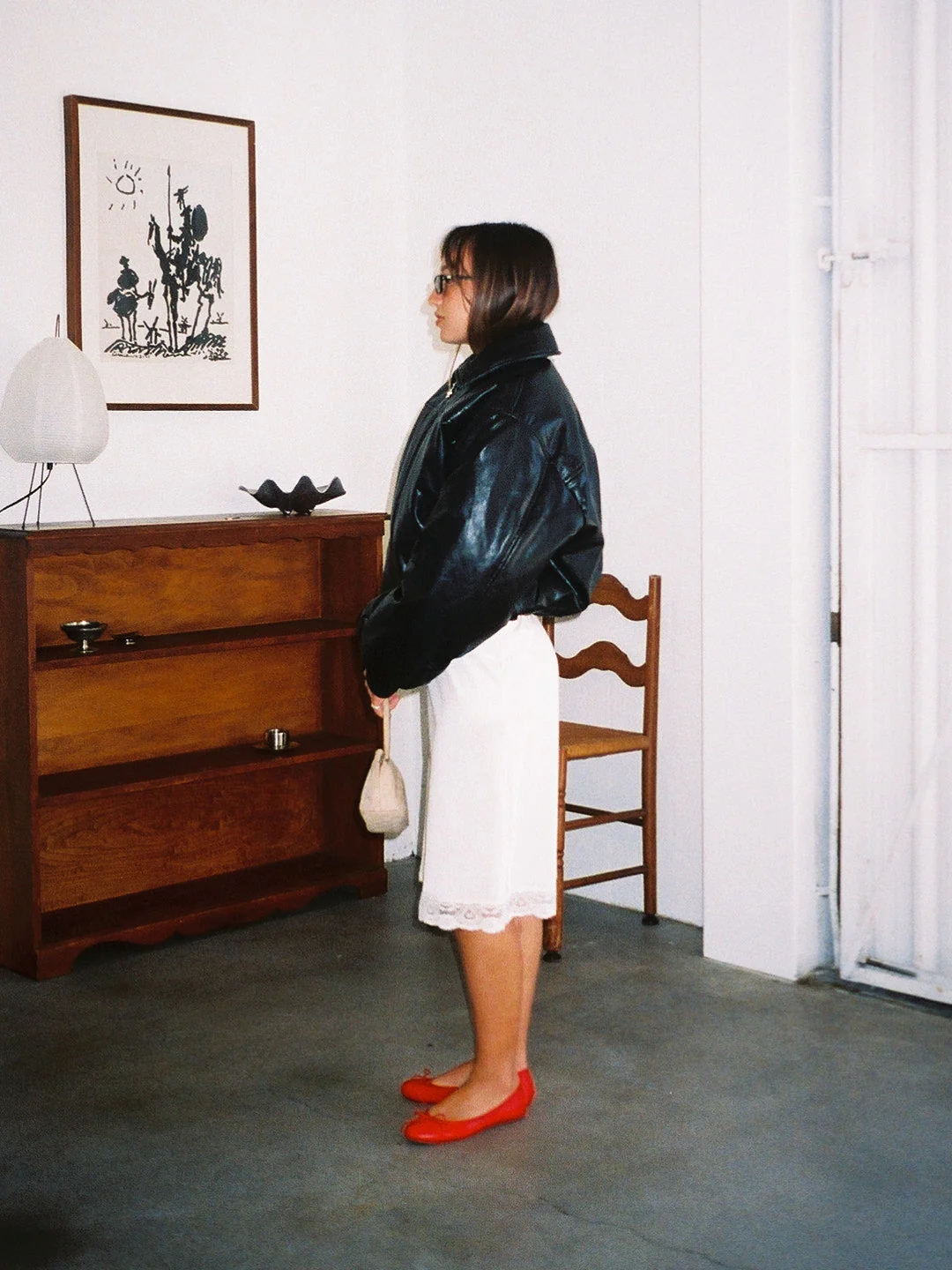 Raven Bomber Jacket - Black - Image 7