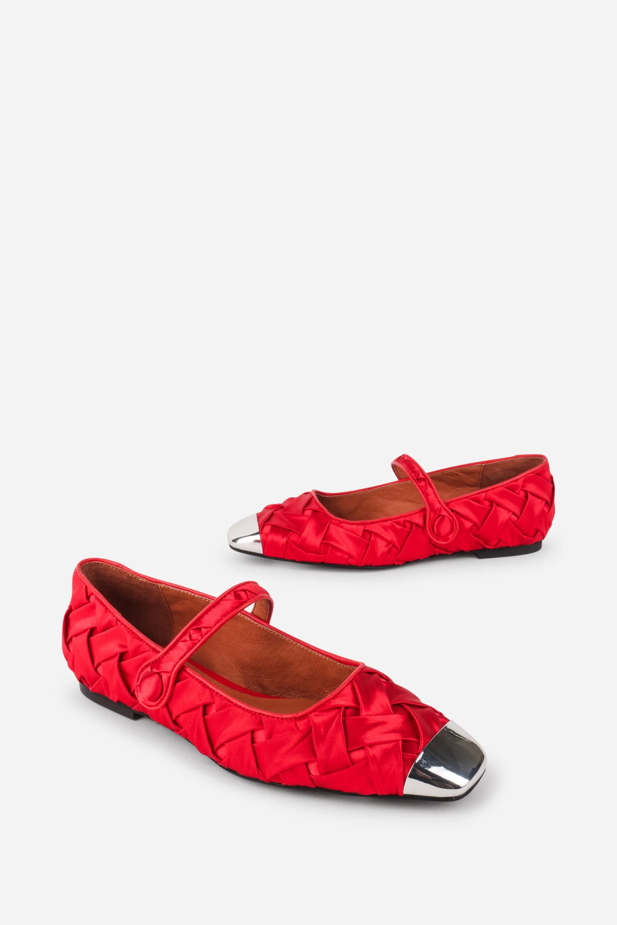 Ribbons Satin Braided Mary Jane Flat - Image 10