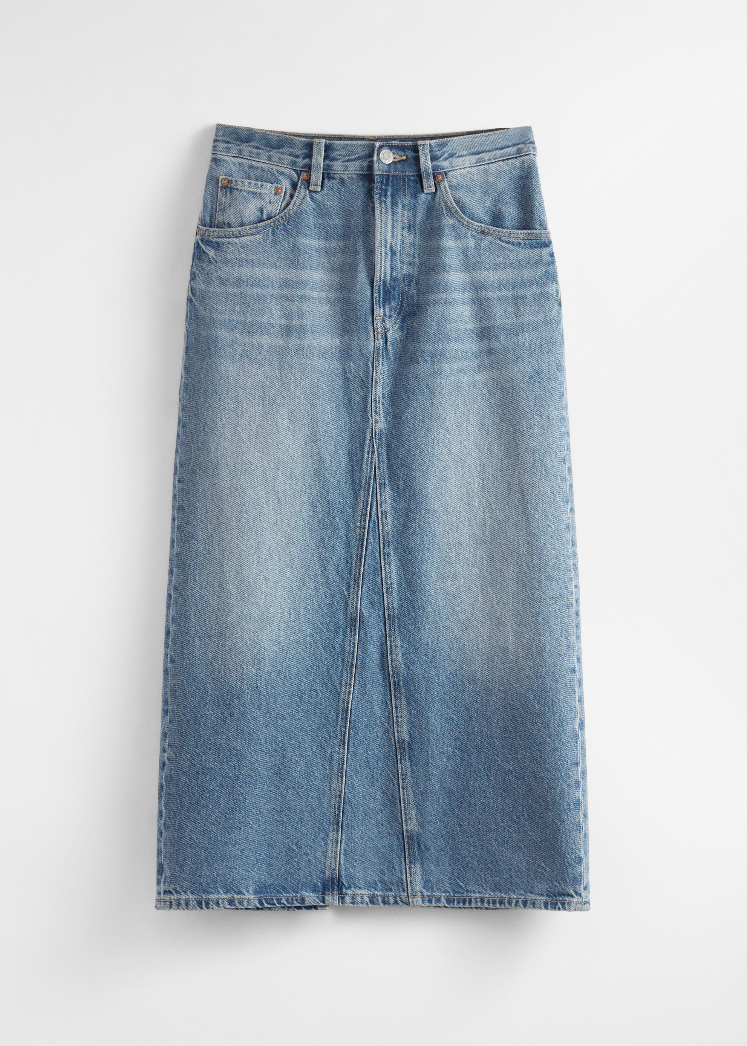 Jana Long Skirt - Blue - Image 2