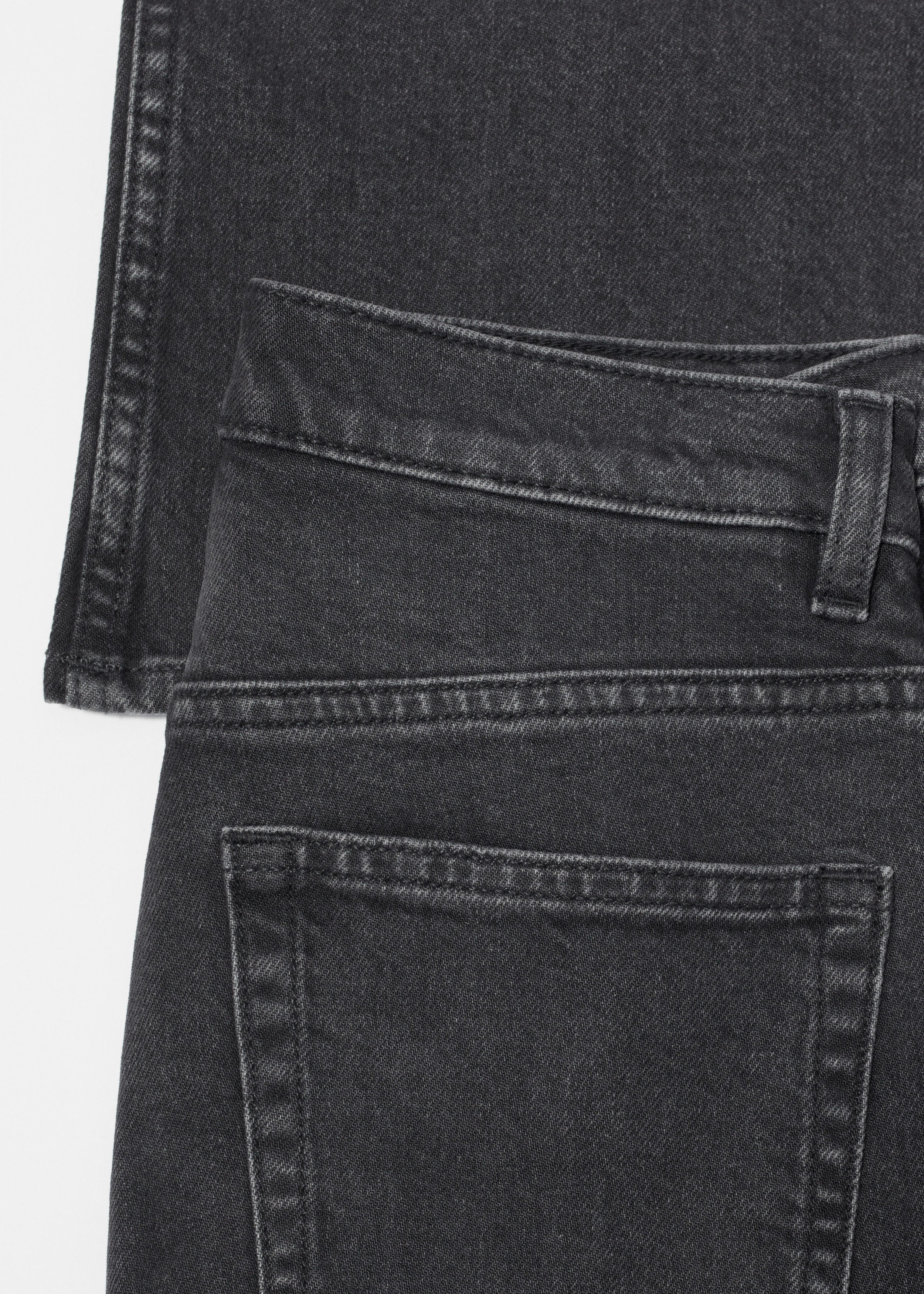 Wide Cut Jeans - Black - Image 5