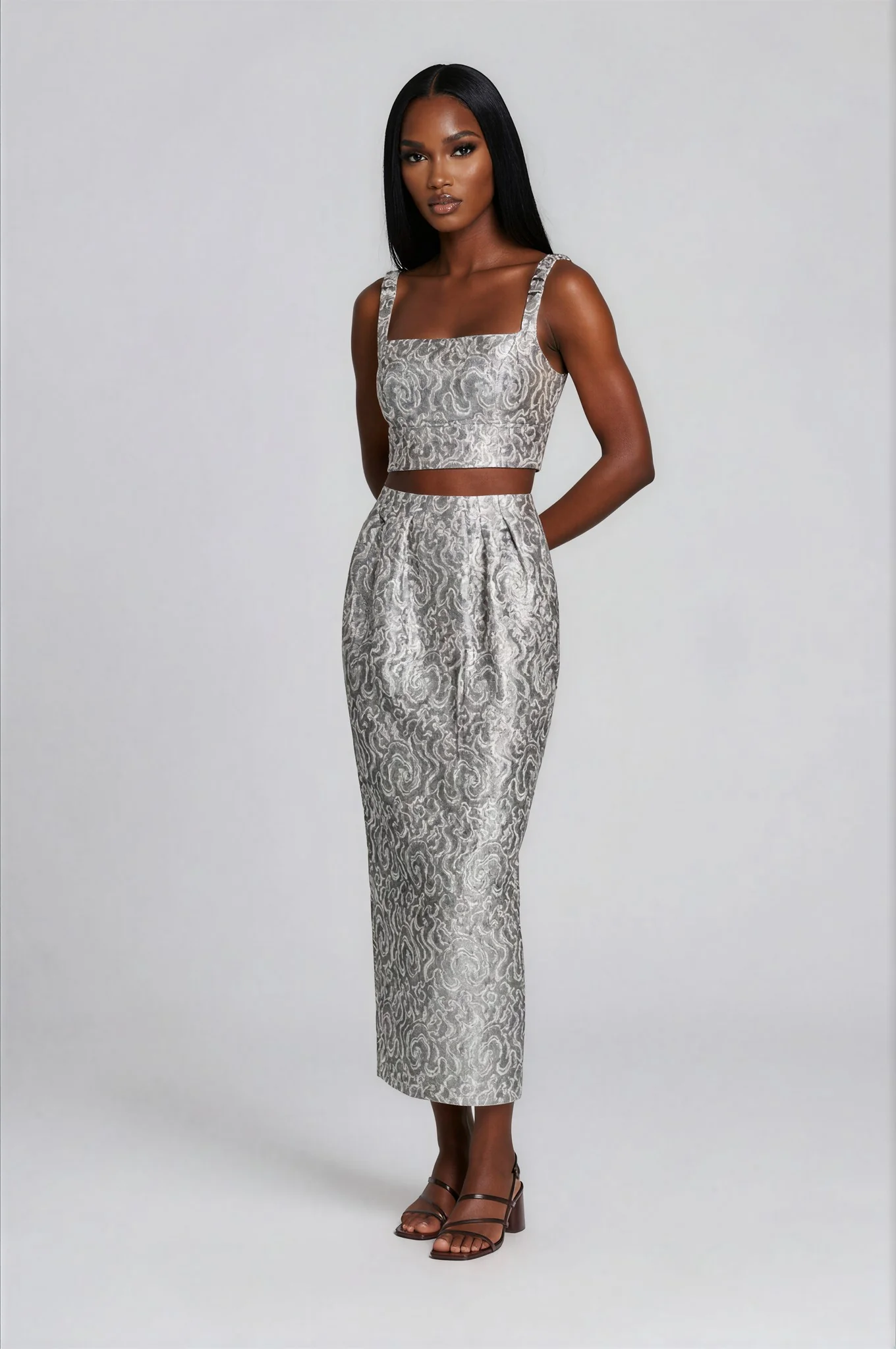 Rae Skirt - Silver