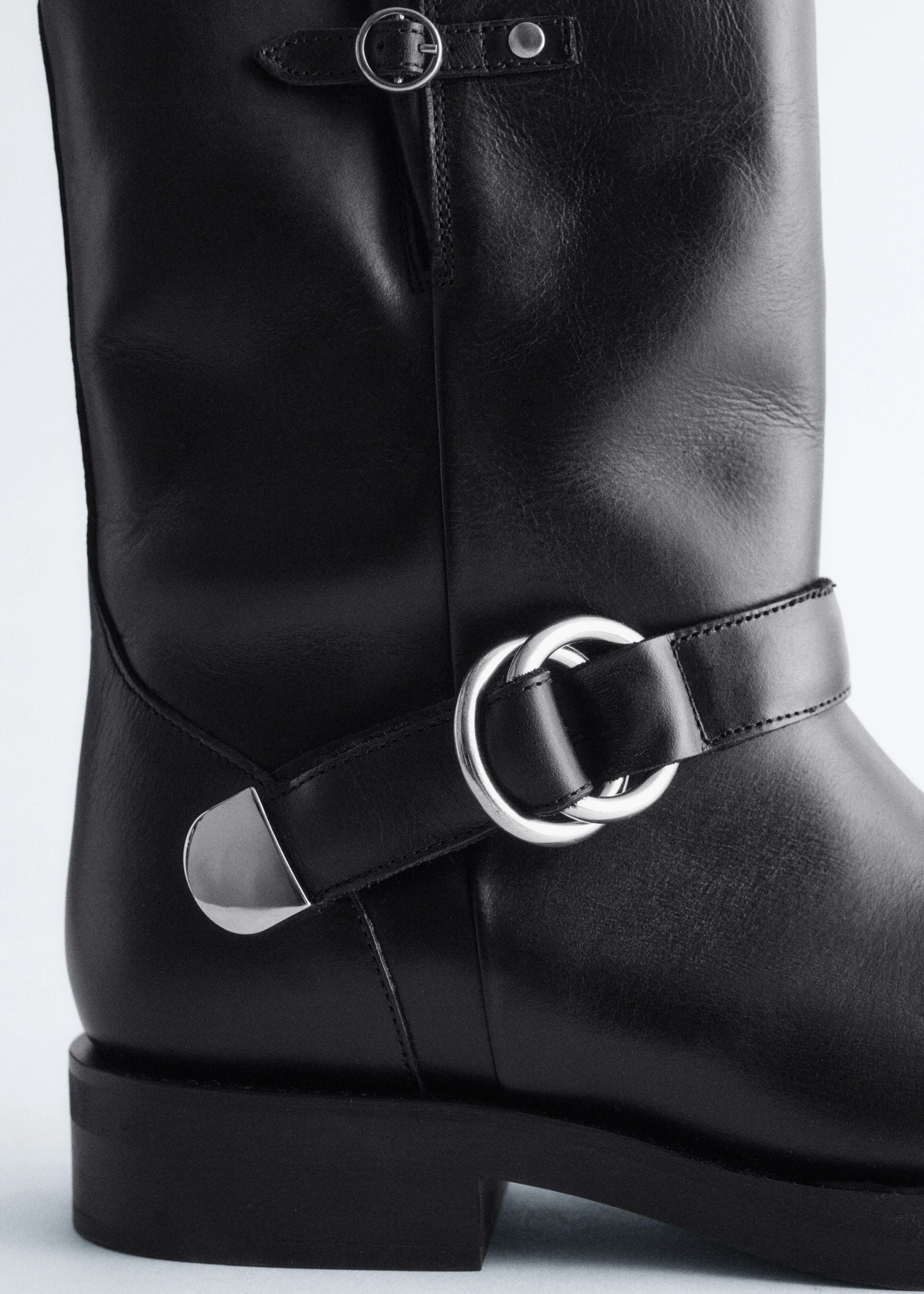 Sasha Biker Boot - Black - Image 4