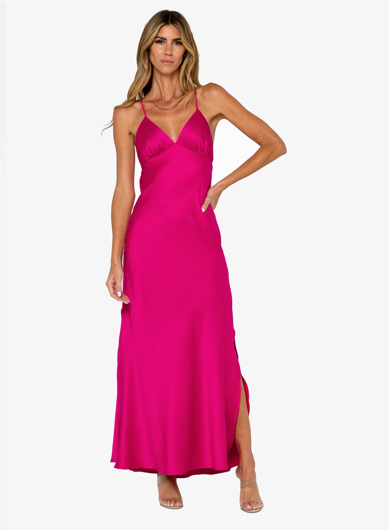 Savannah Dress - Fuchsia