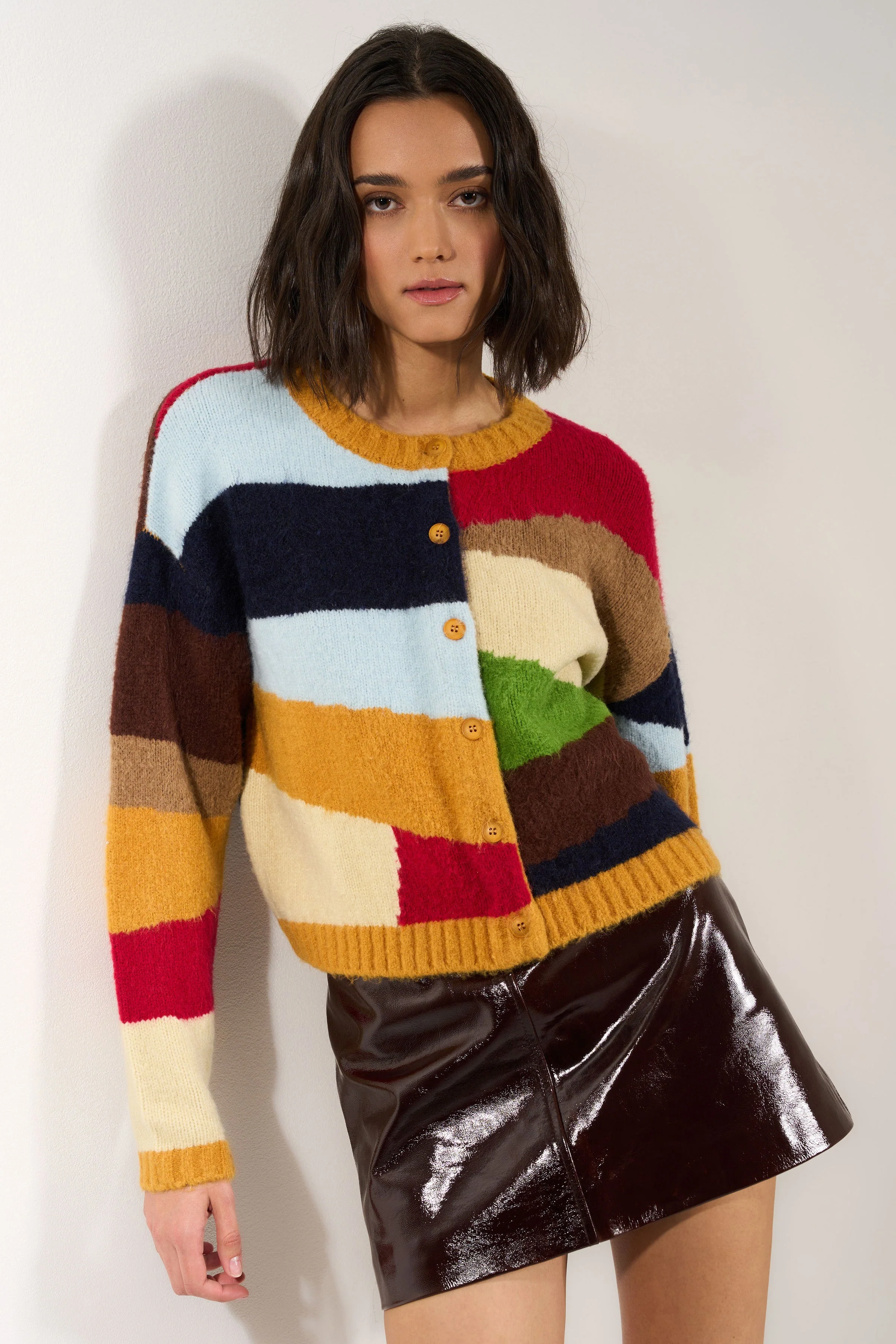 Selma Cardigan - Bronze Multi