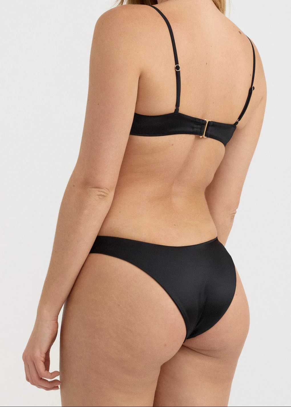 Solar Swim Scoop Neck Bikini Top - Shimmer Night - Image 3