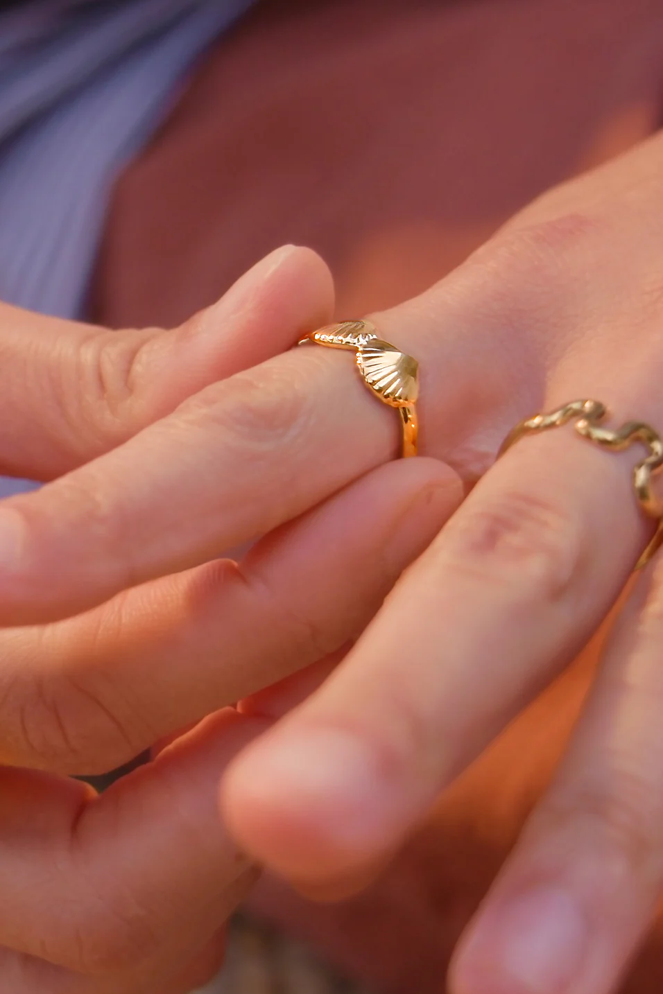 Son of a Beach Ring - 18K Gold Plated - Image 2