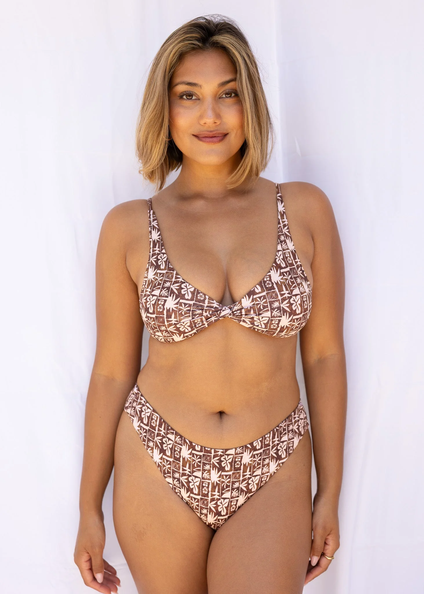 Sovanna Top - Brown Tropic