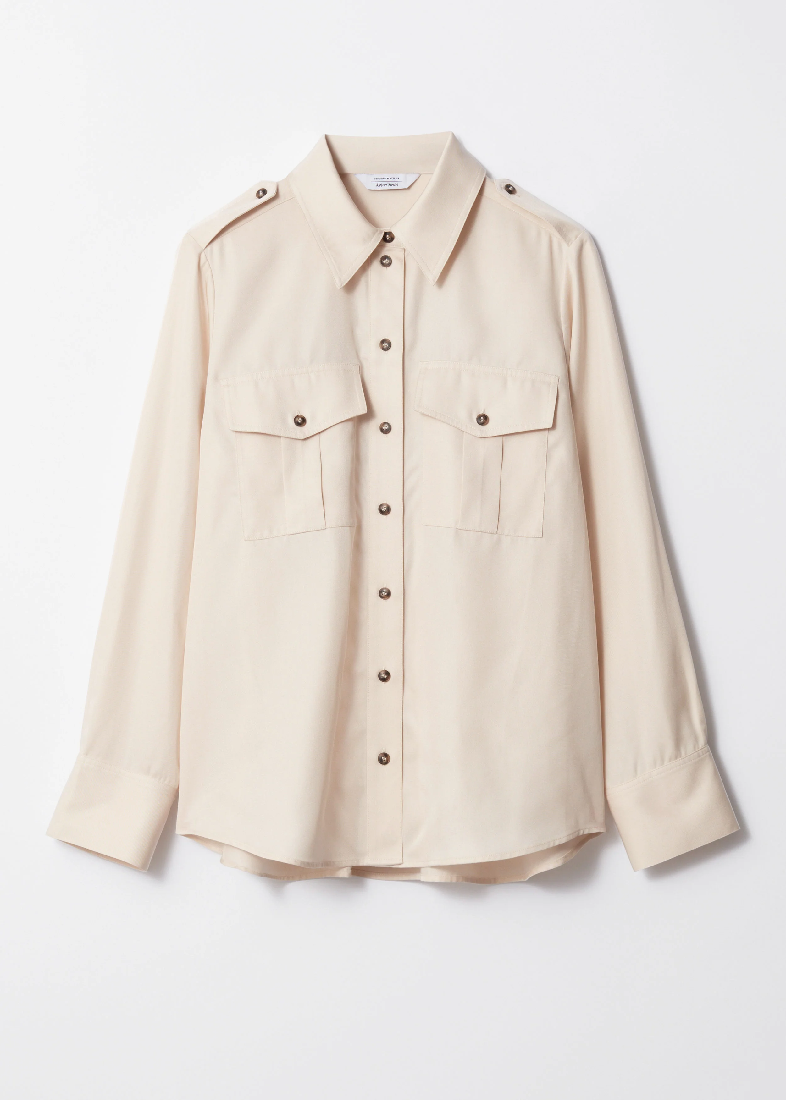 Bob Utility Shirt - Beige - Image 3