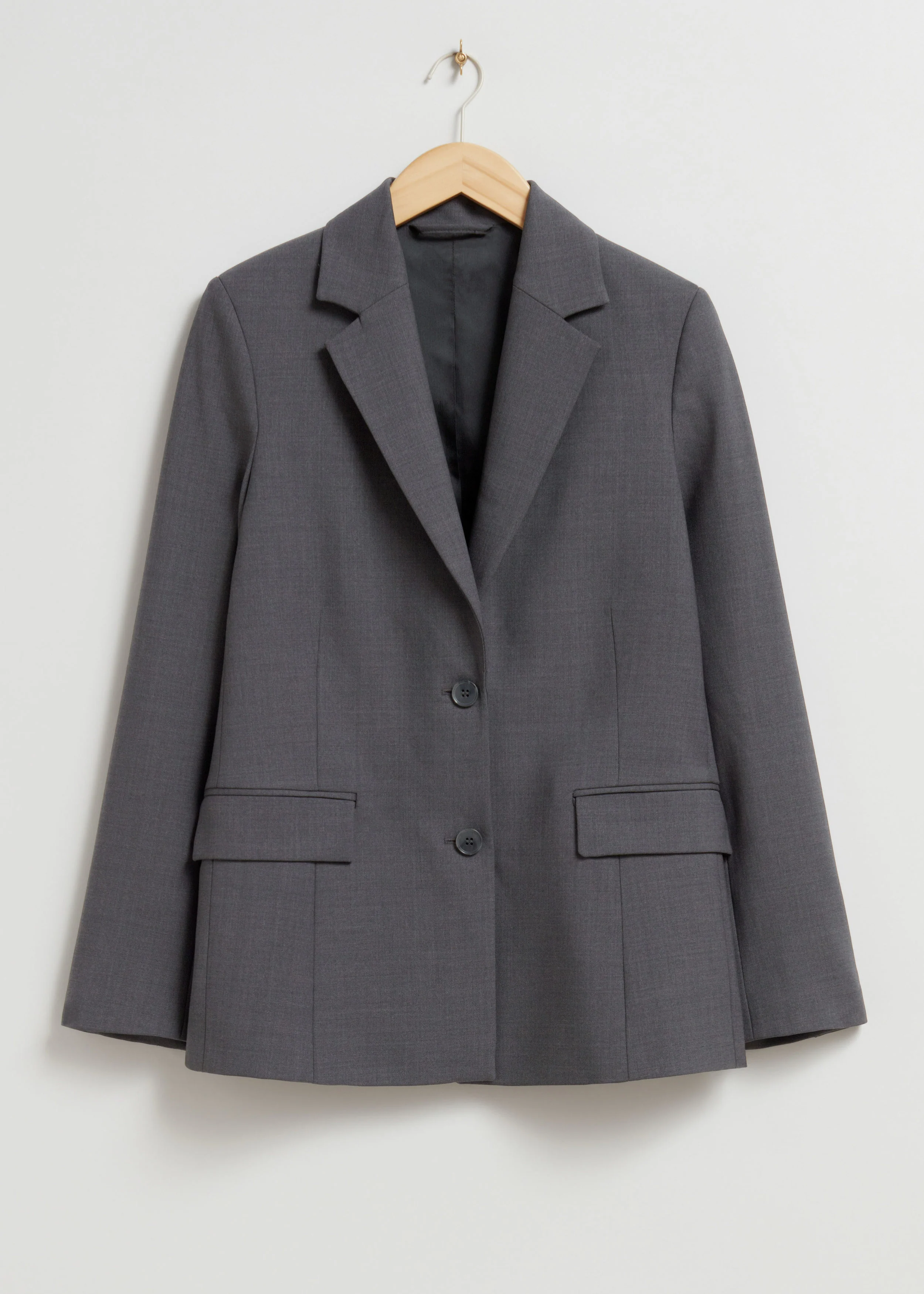 Nadin Wool Blazer - Grey
