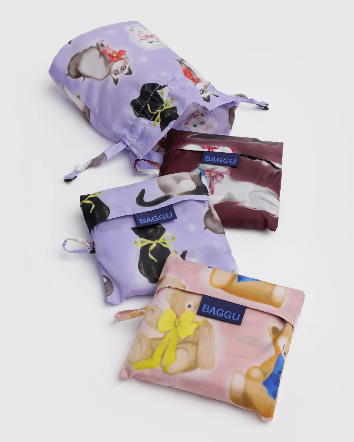 Standard Baggu Set of 3 - Fancy Animals