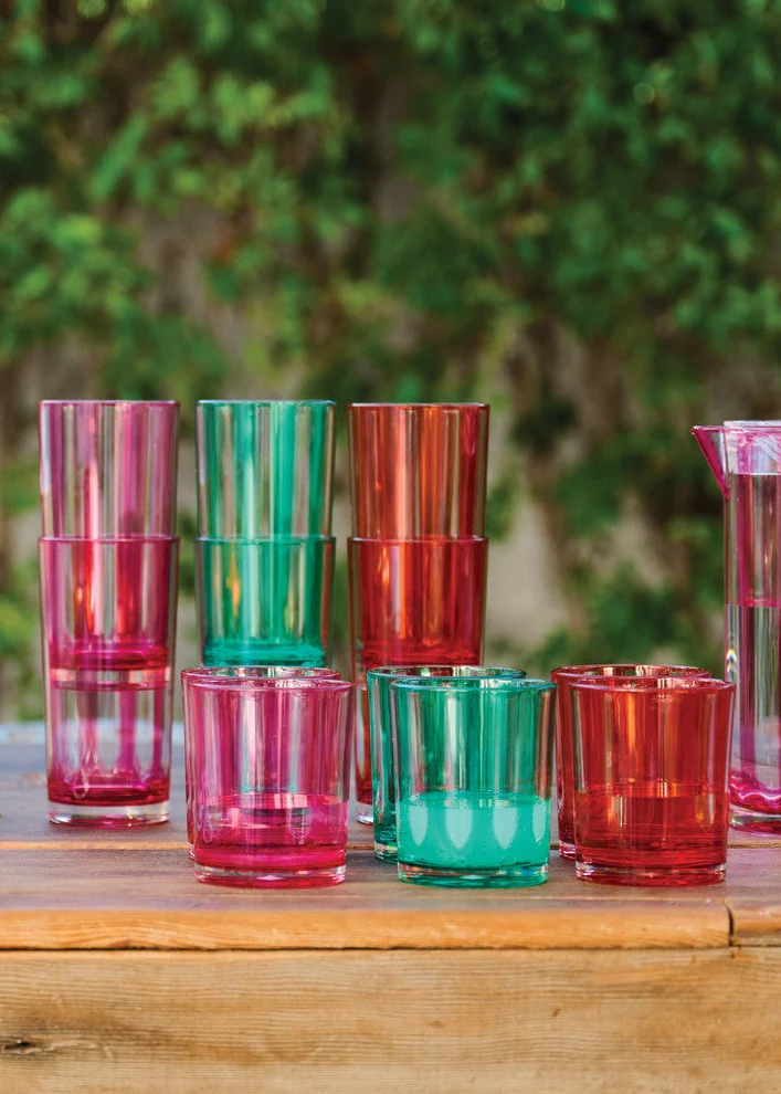 Stripe Drink Tumbler - Orange - Image 2