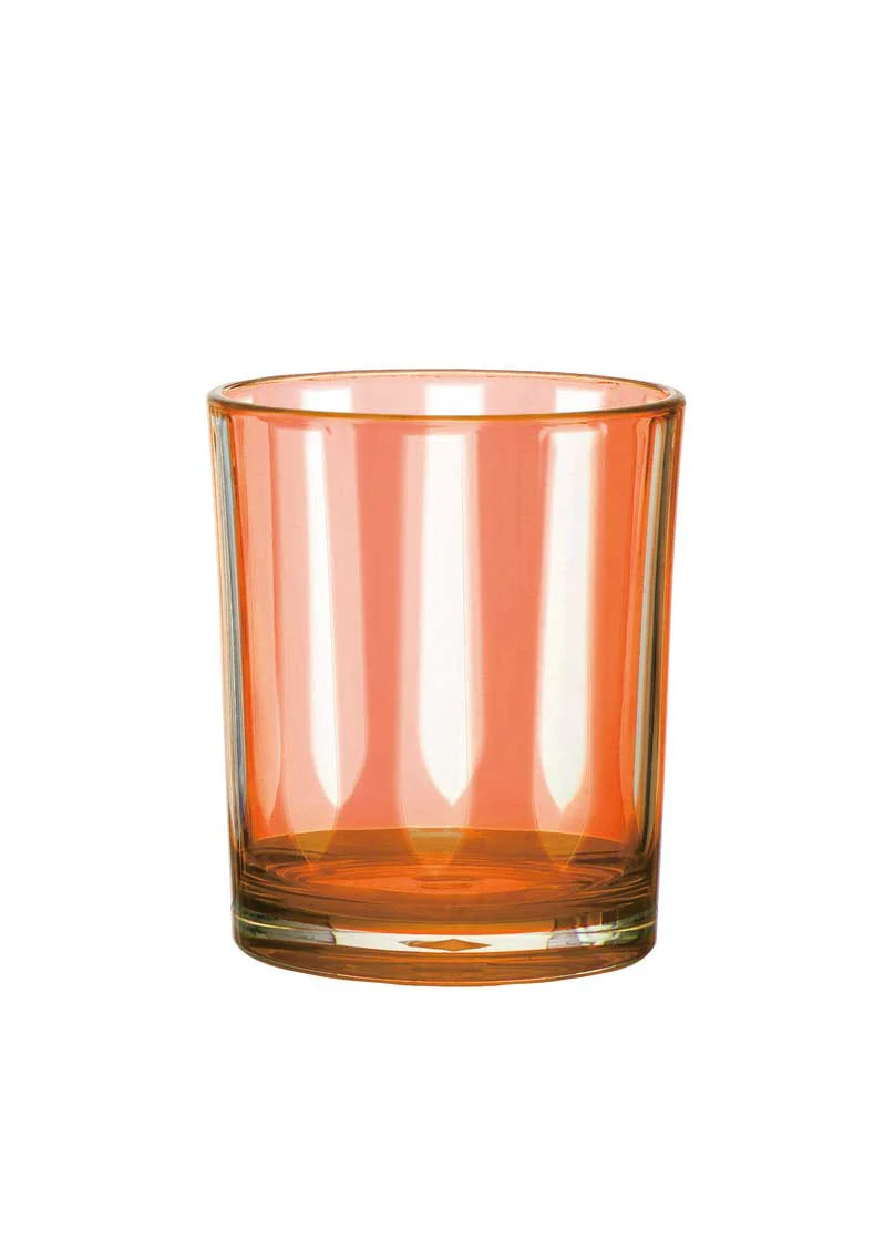 Stripe Drink Tumbler - Orange