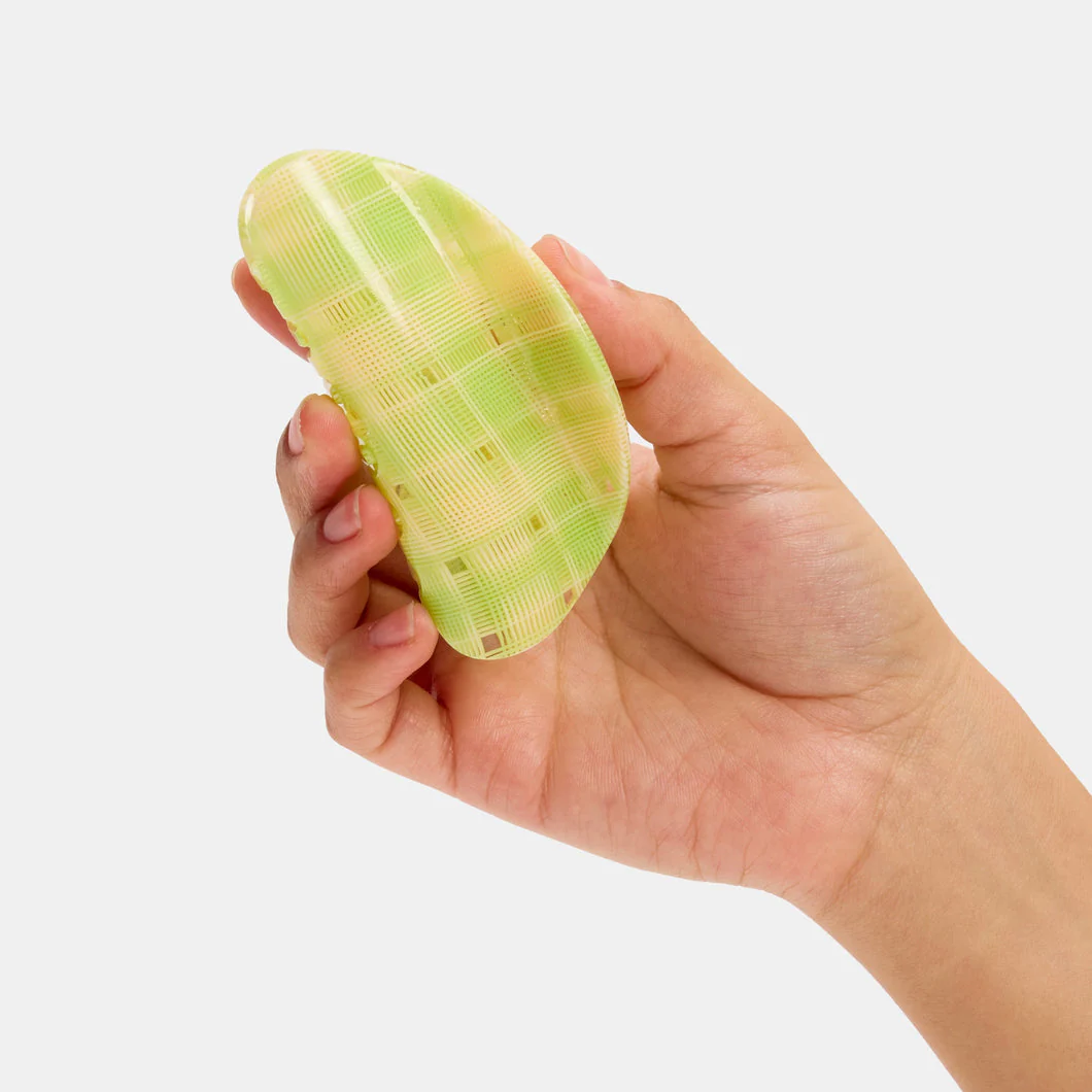 Suki Claw - Lime + Cream Plaid - Image 4