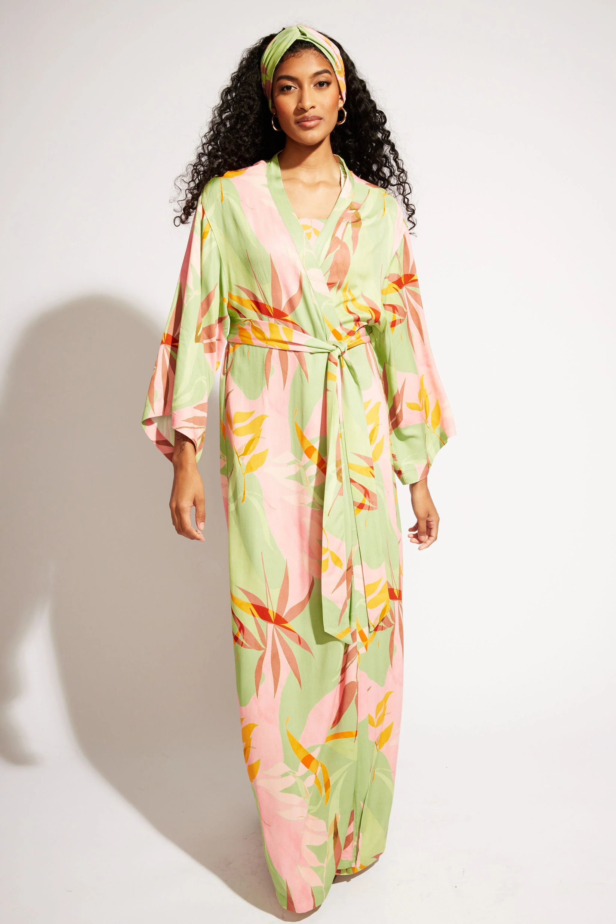 Sunset Kimono II - Birds of Paradise - Image 11