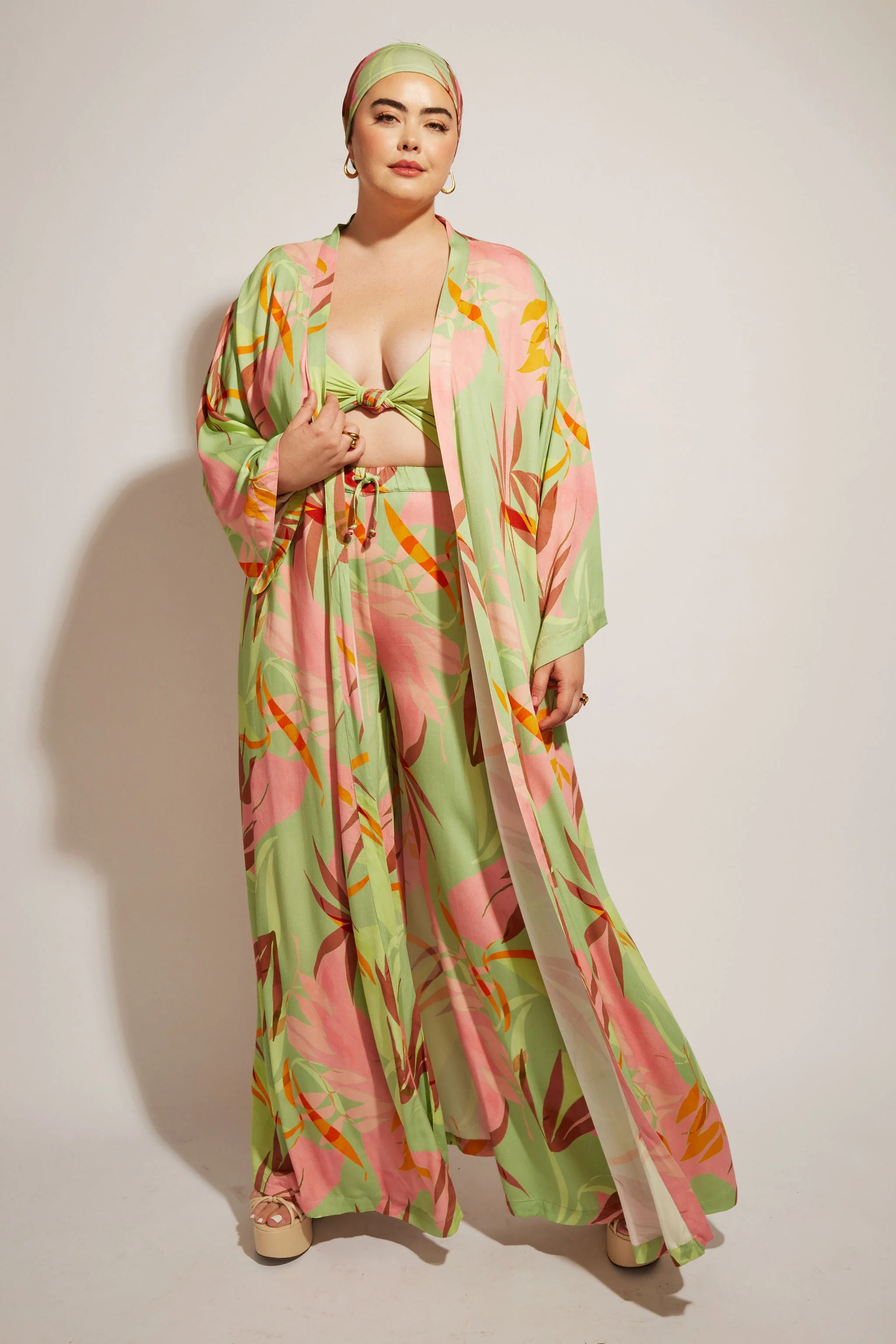 Sunset Kimono II - Birds of Paradise - Image 8