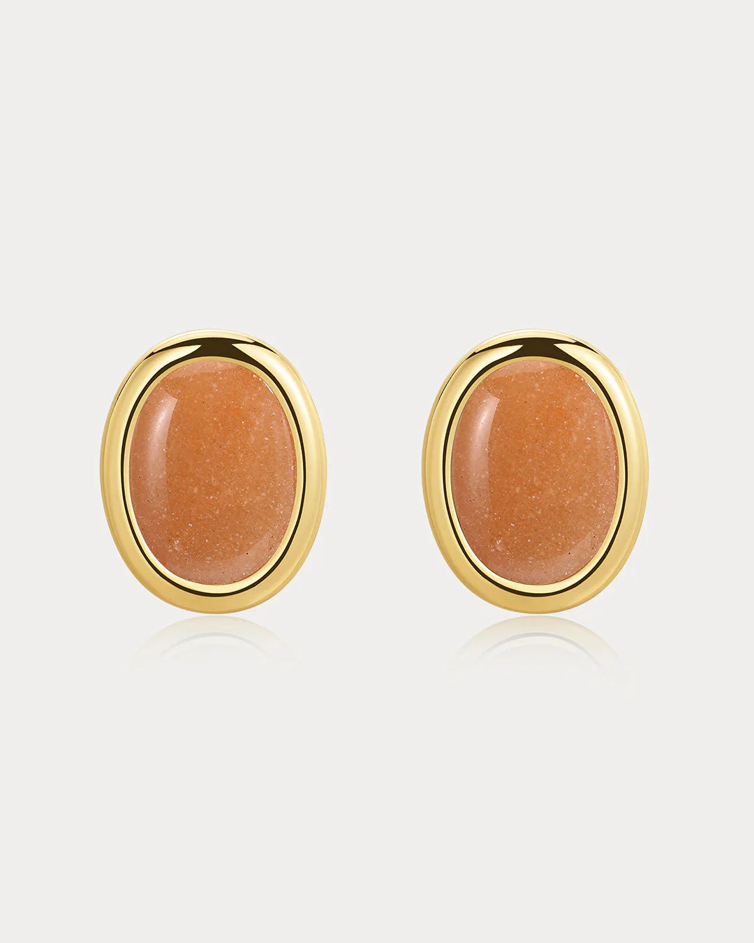 Sunset Stone Studs - Red - Image 2