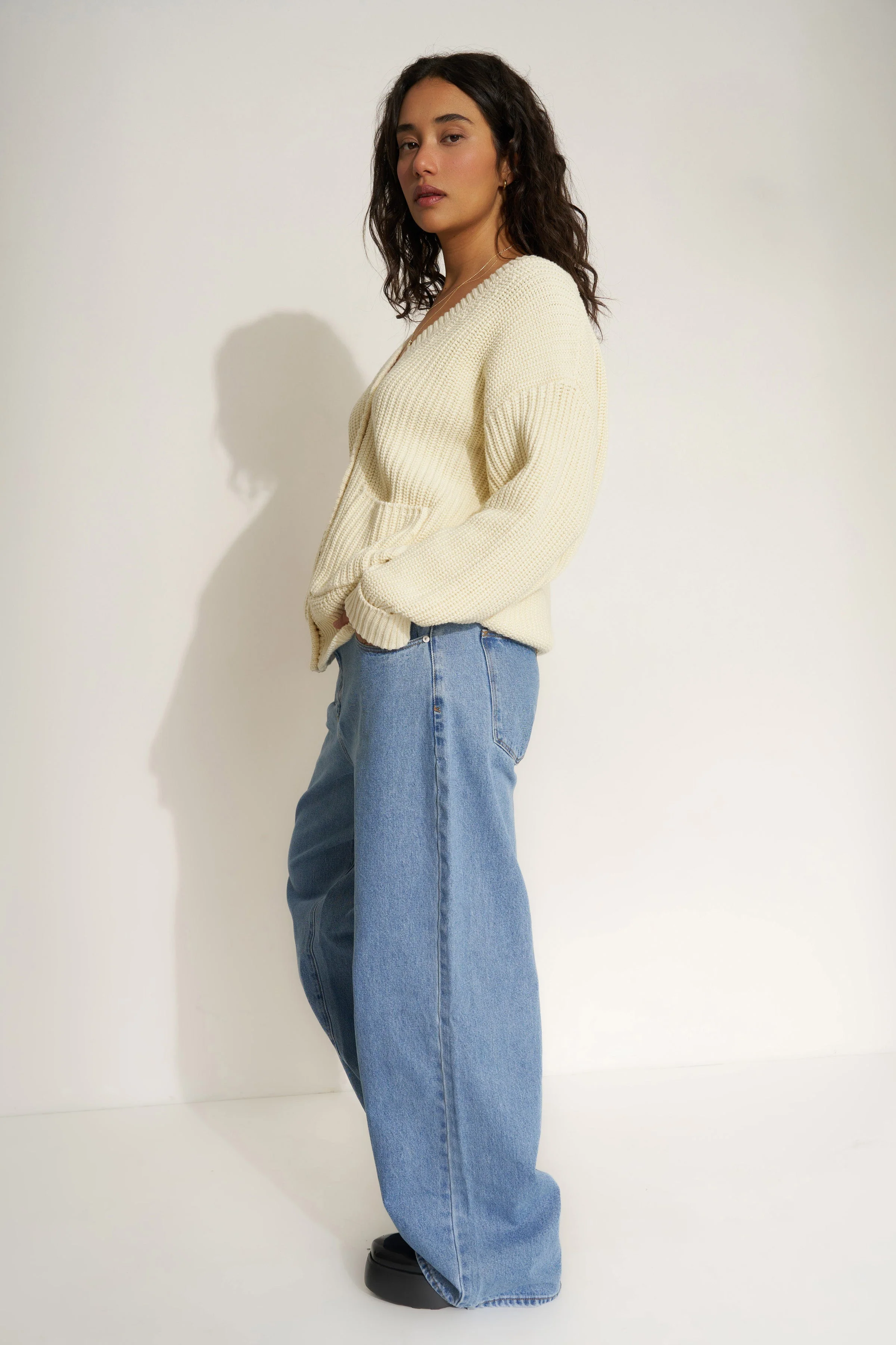 The Cardigan - Creme - Image 2
