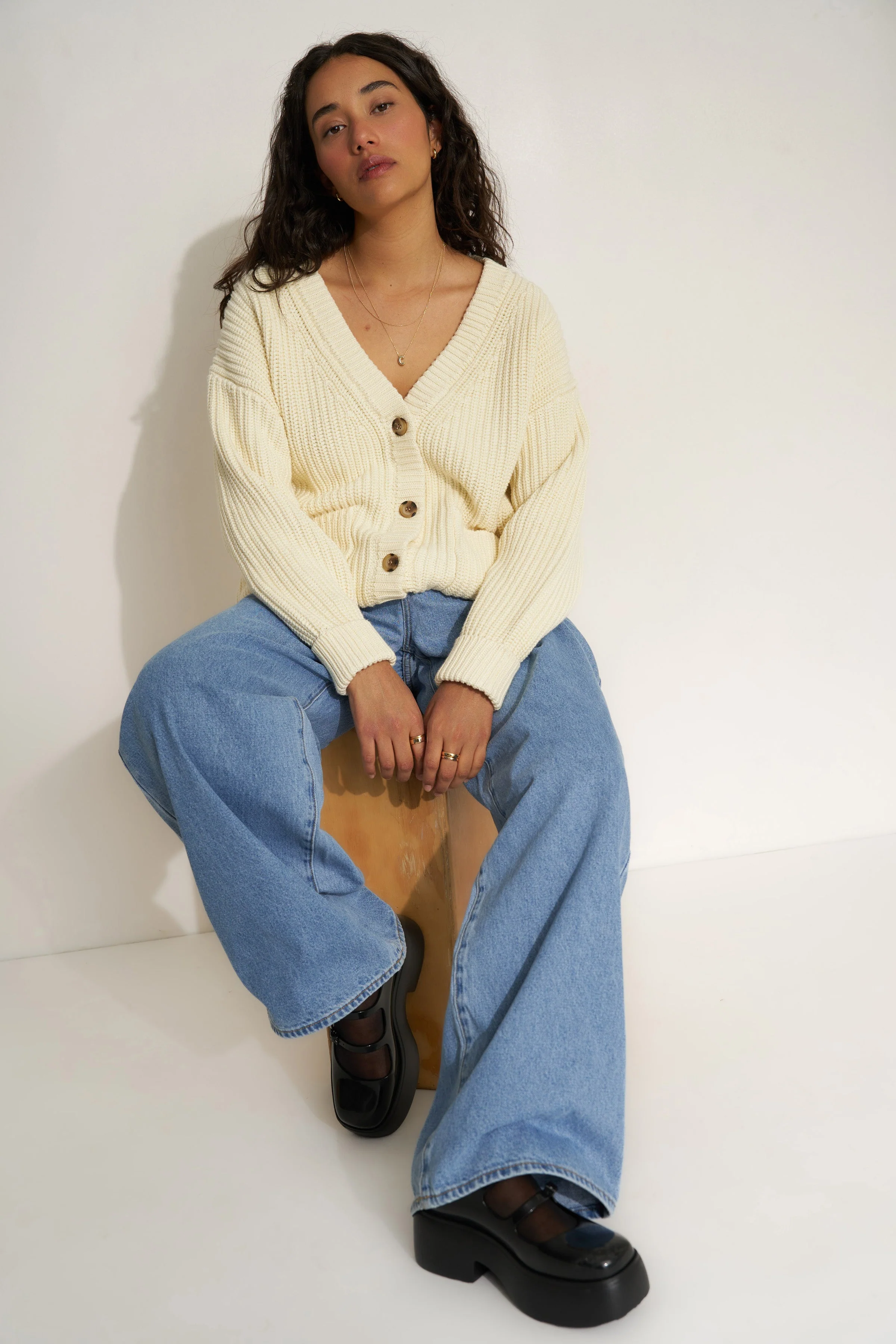 The Cardigan - Creme - Image 4