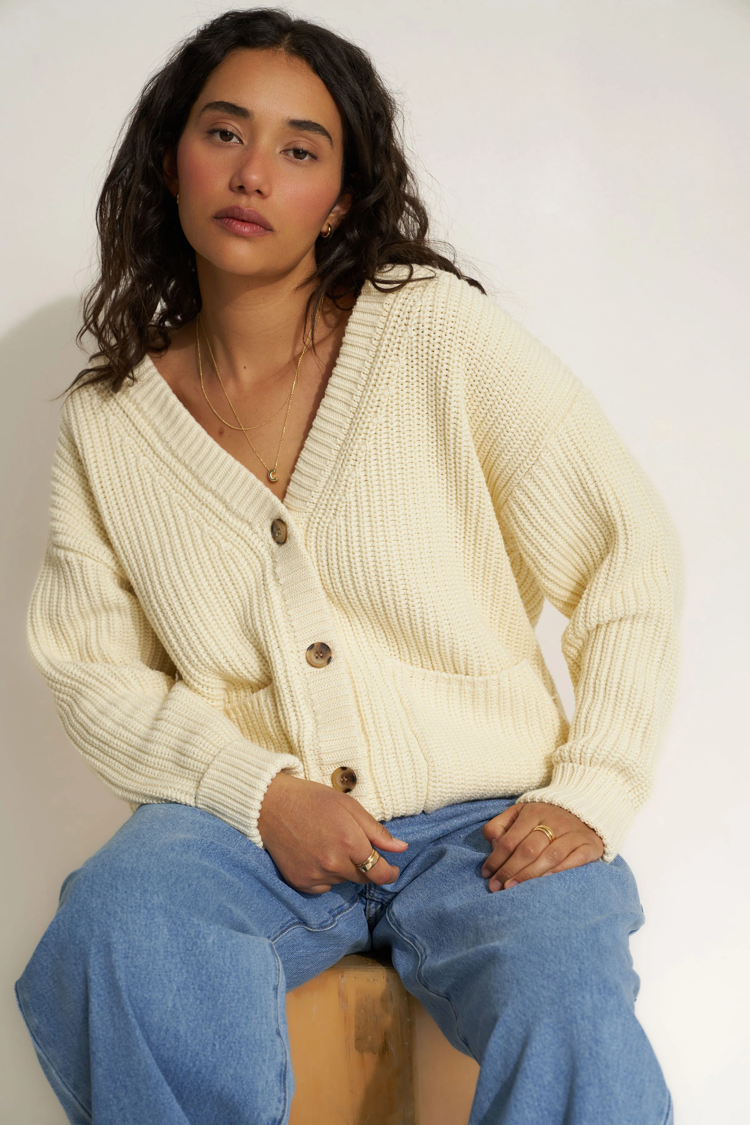 The Cardigan - Creme - Image 5