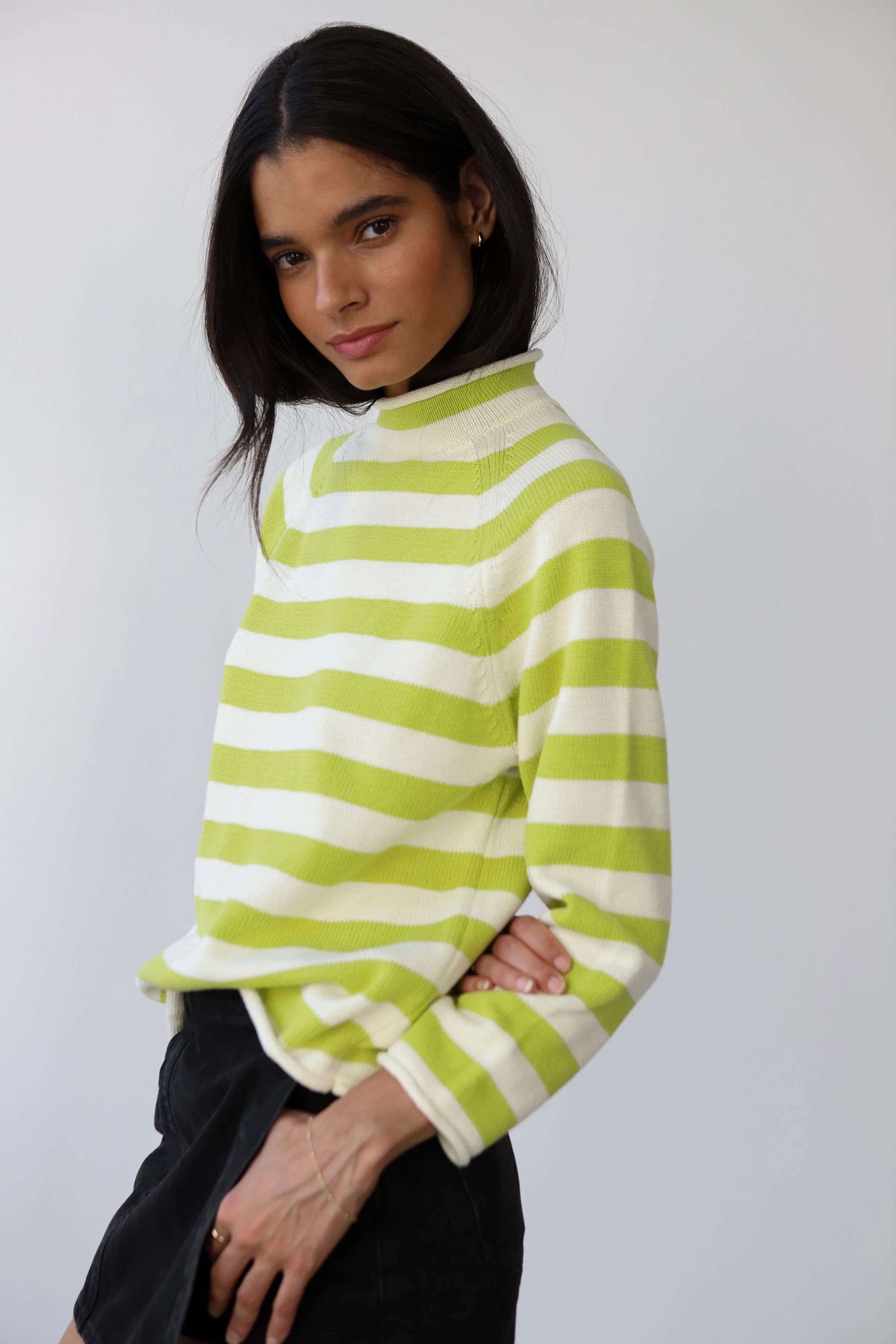 The Mock Neck - Sour Melon