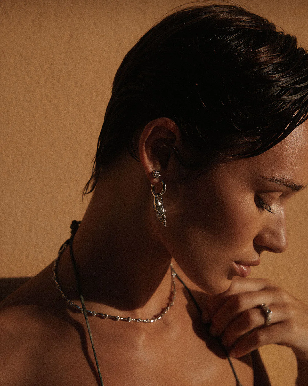 The Seashell Charm Hoops - Image 3